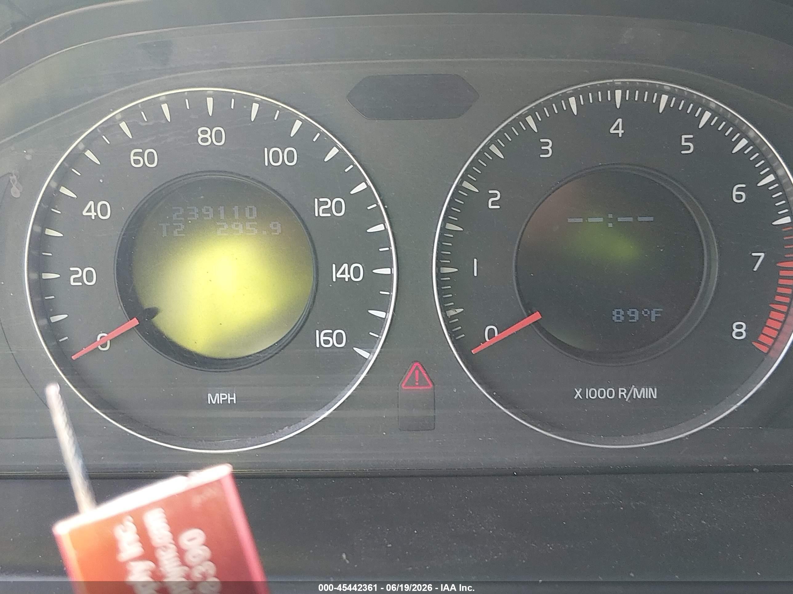 2008 Volvo S80 3.2l Gray vin: YV1AS982581078699