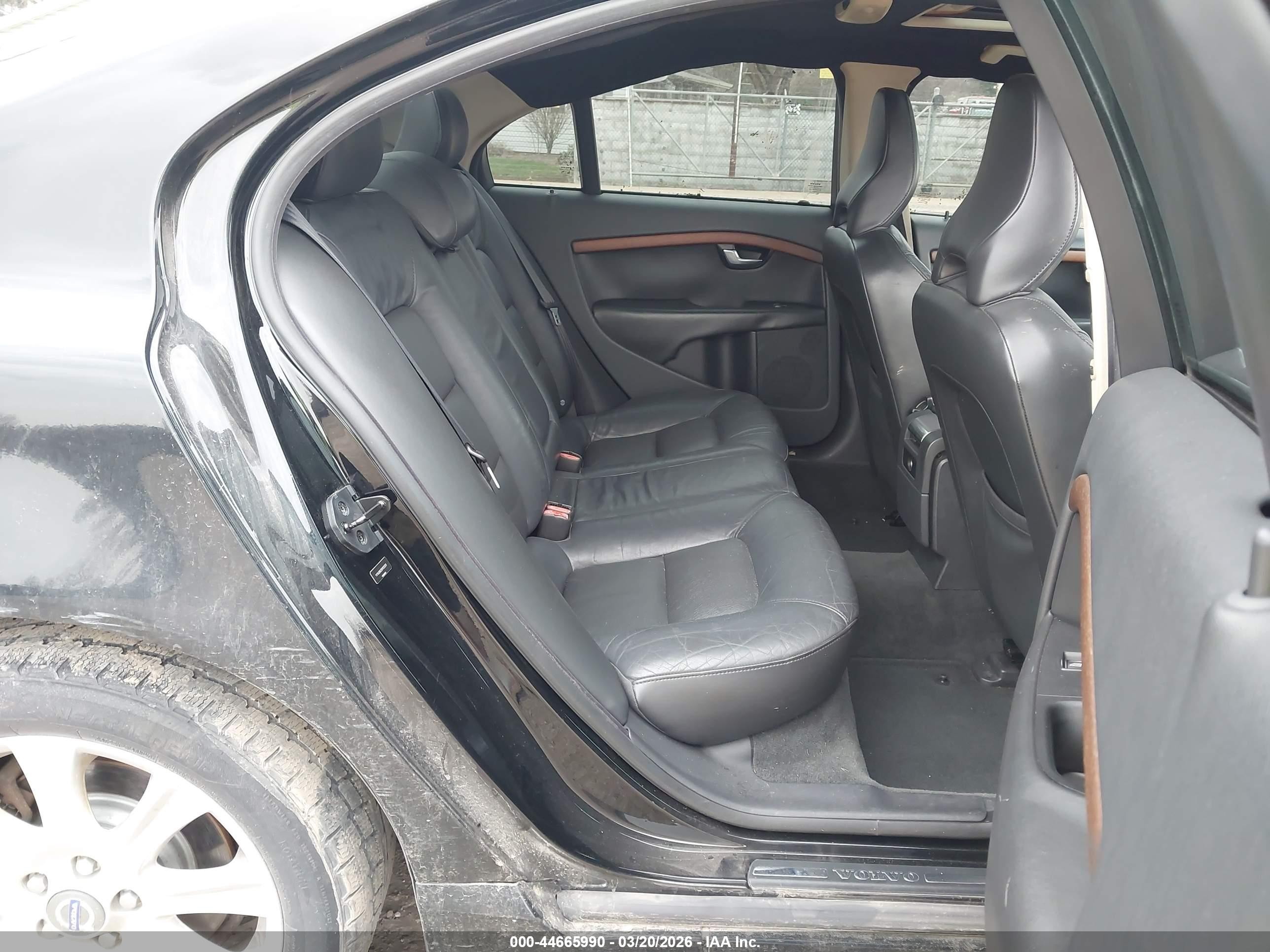 2009 Volvo S80 3.2 Black vin: YV1AS982591105370