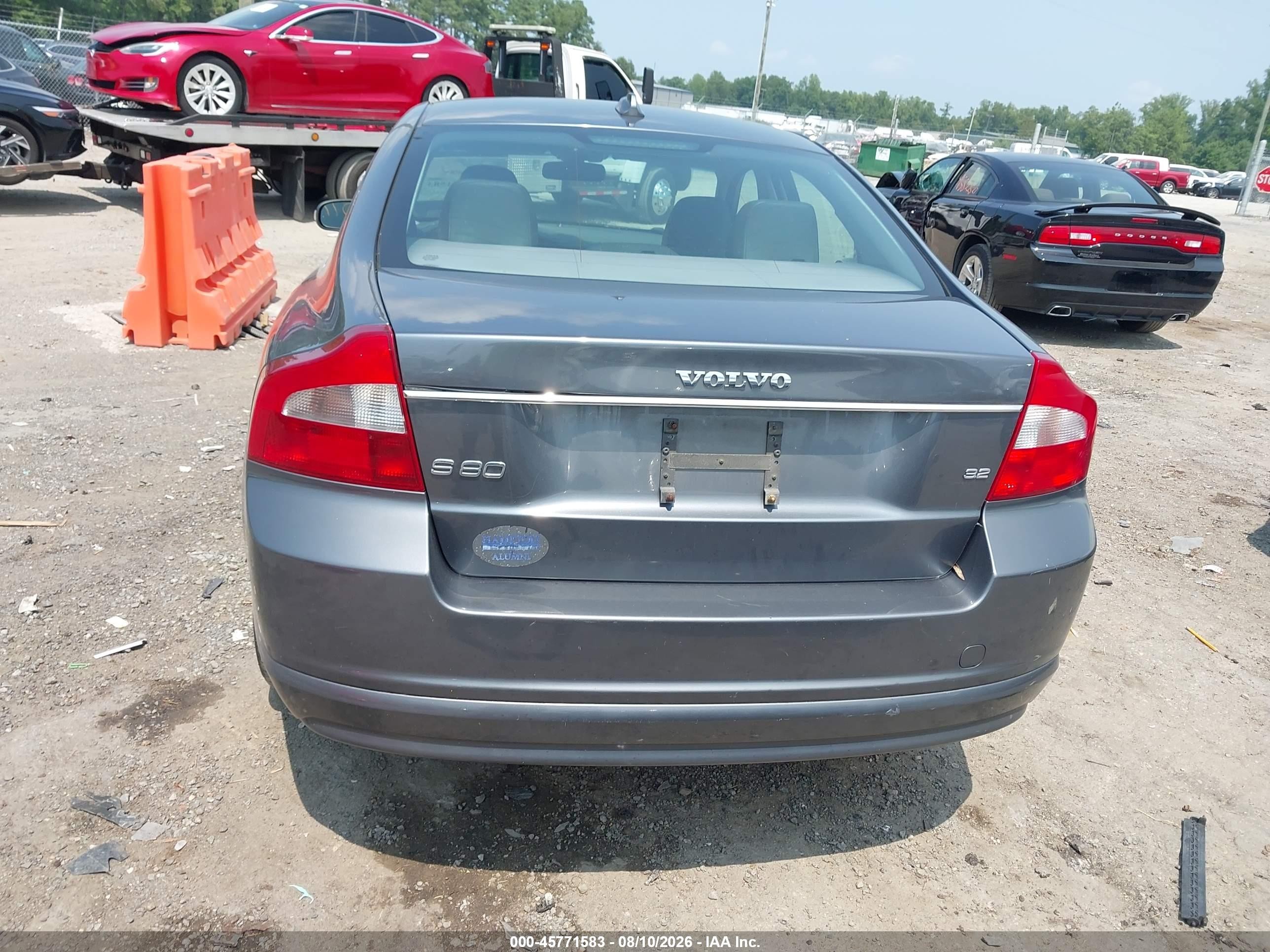 2007 Volvo S80 3.2 Gray vin: YV1AS982671041014