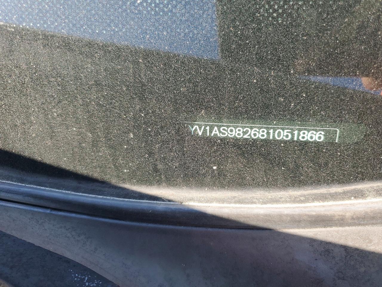 2008 Volvo S80 Серебряный vin: YV1AS982681051866