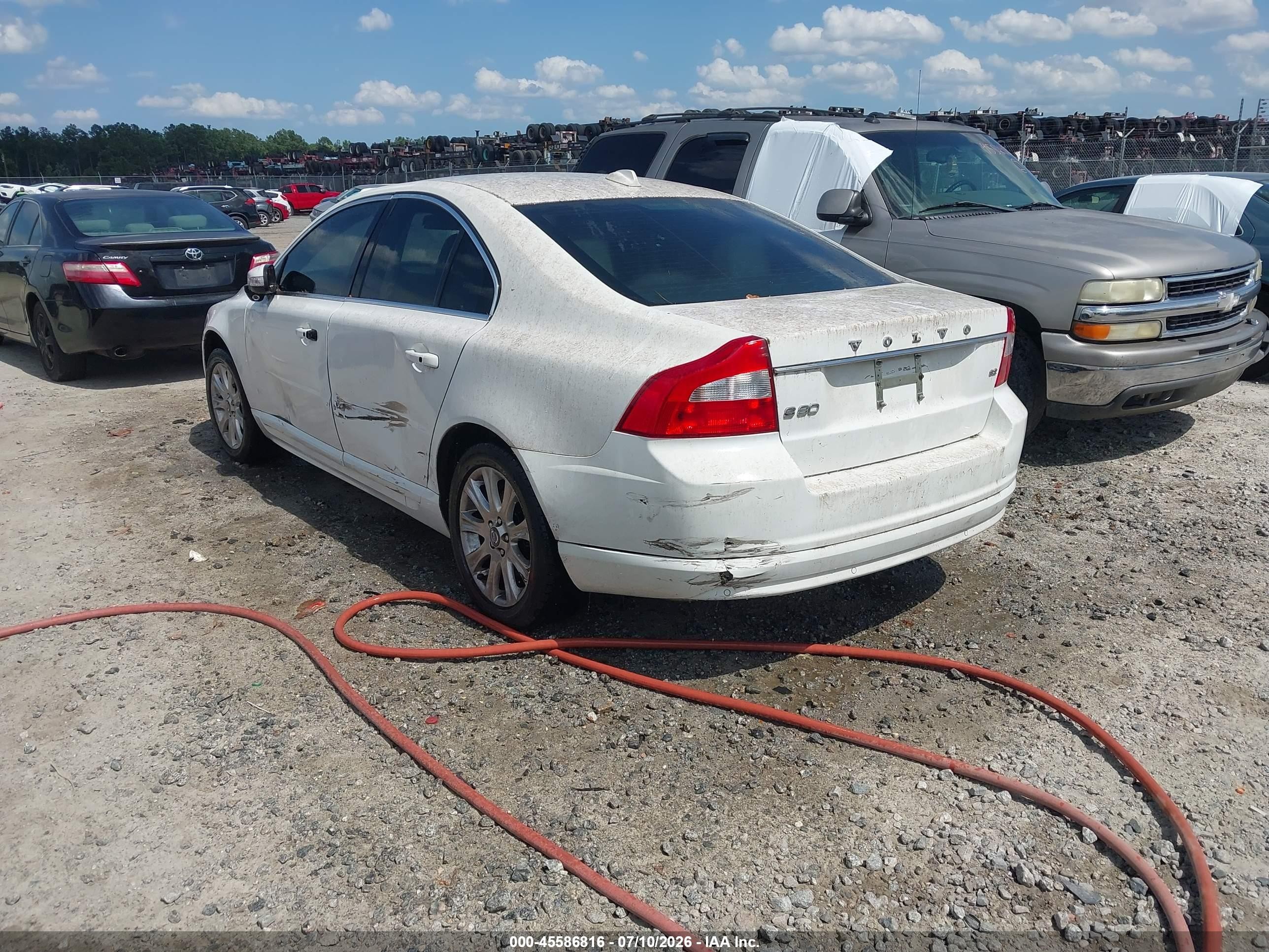 2009 Volvo S80 3.2 White vin: YV1AS982691089809