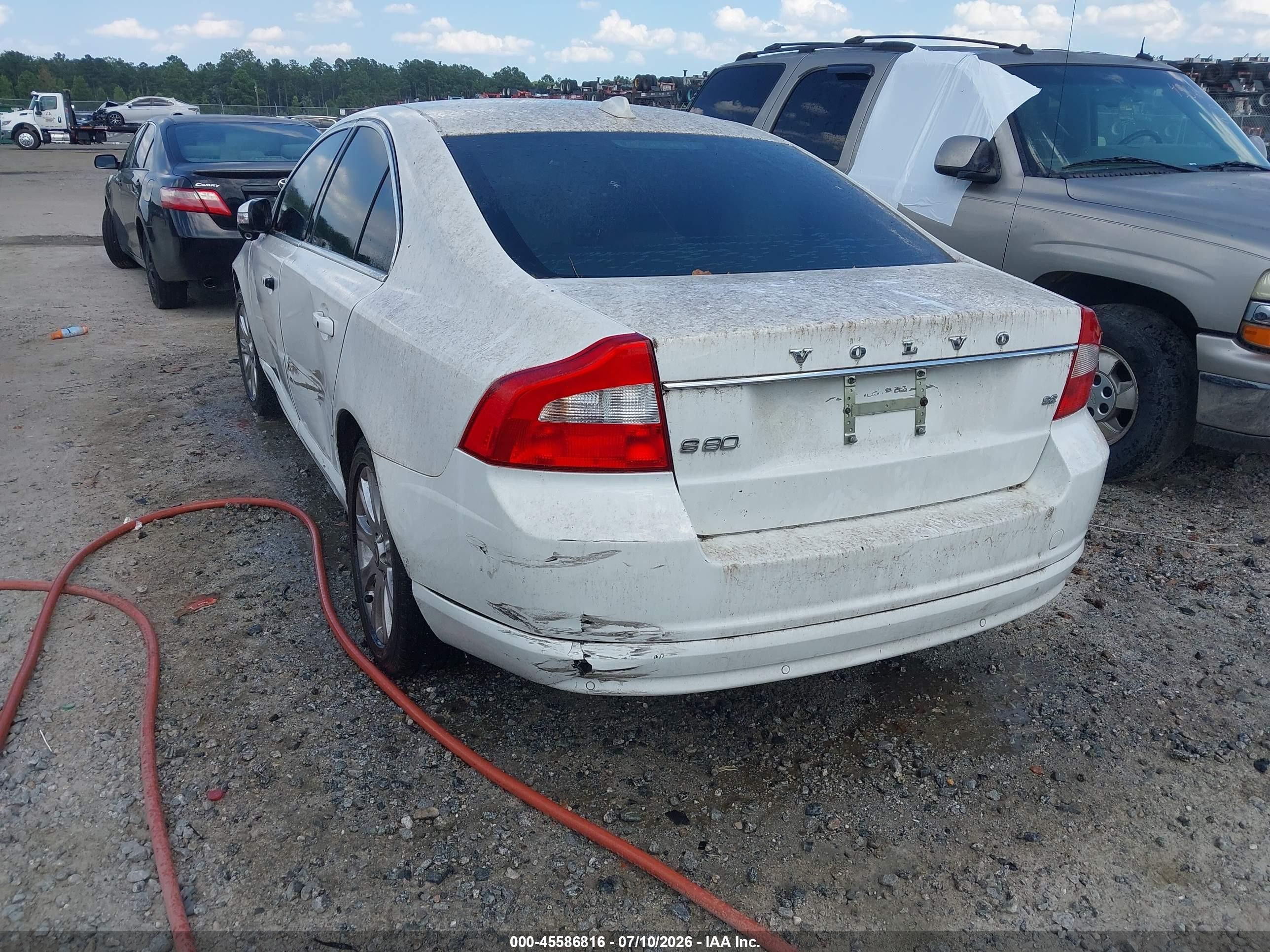 2009 Volvo S80 3.2 White vin: YV1AS982691089809