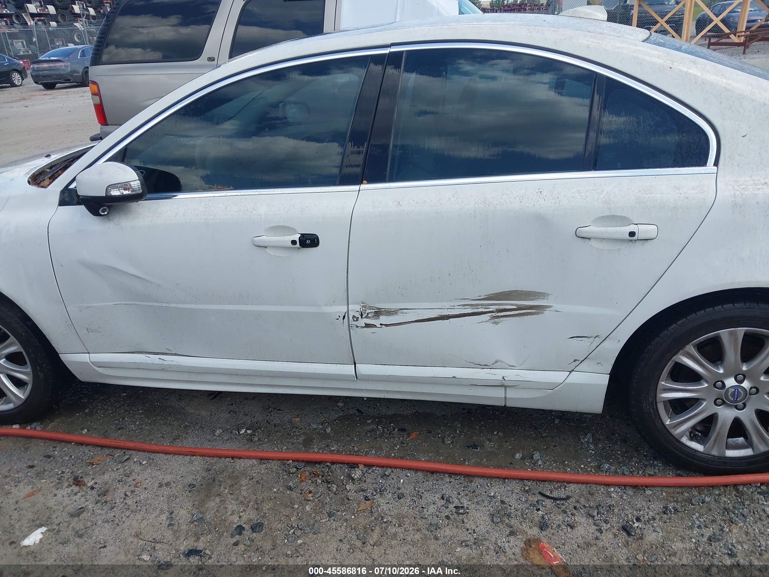 2009 Volvo S80 3.2 White vin: YV1AS982691089809