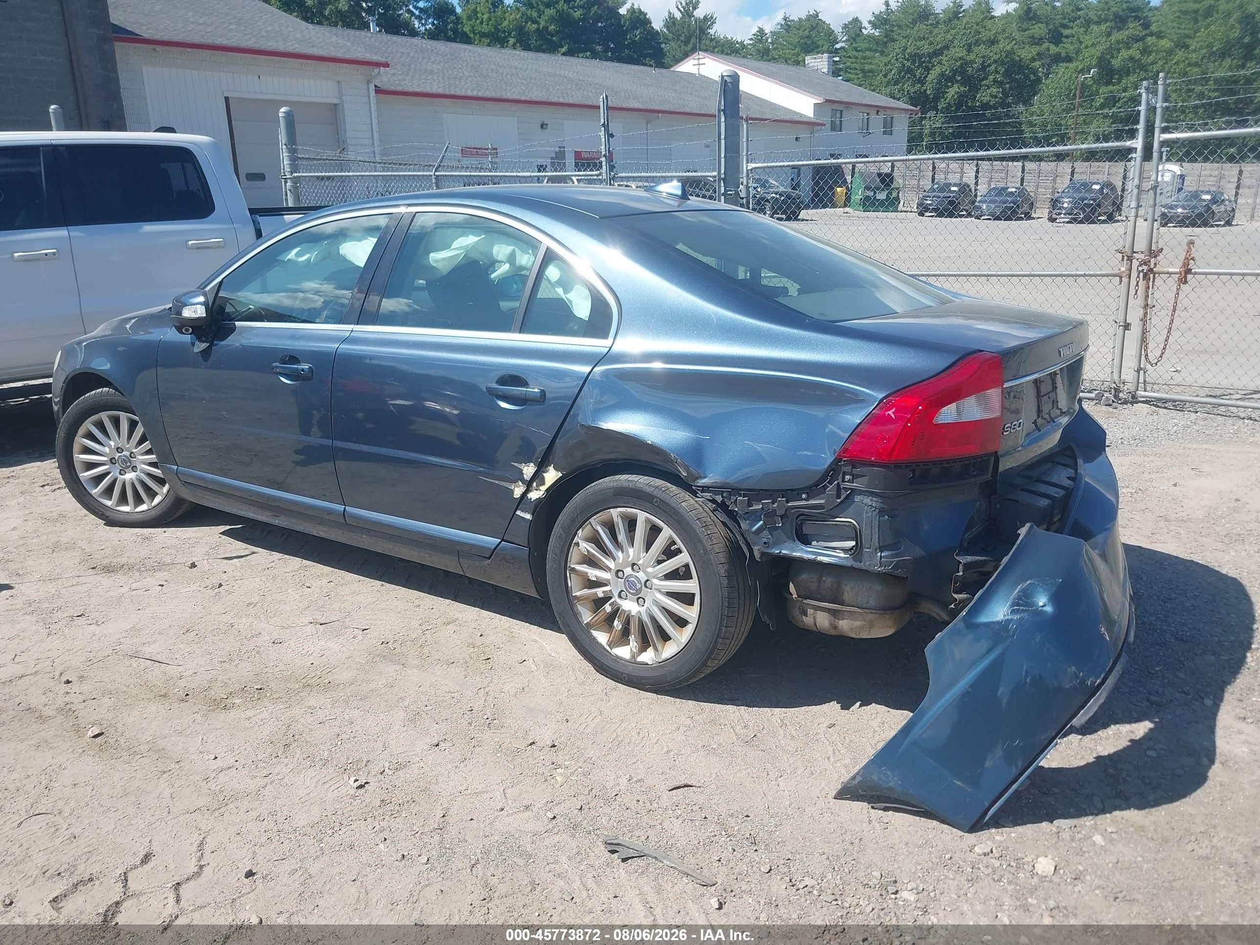 2007 Volvo S80 3.2 Black vin: YV1AS982871034727