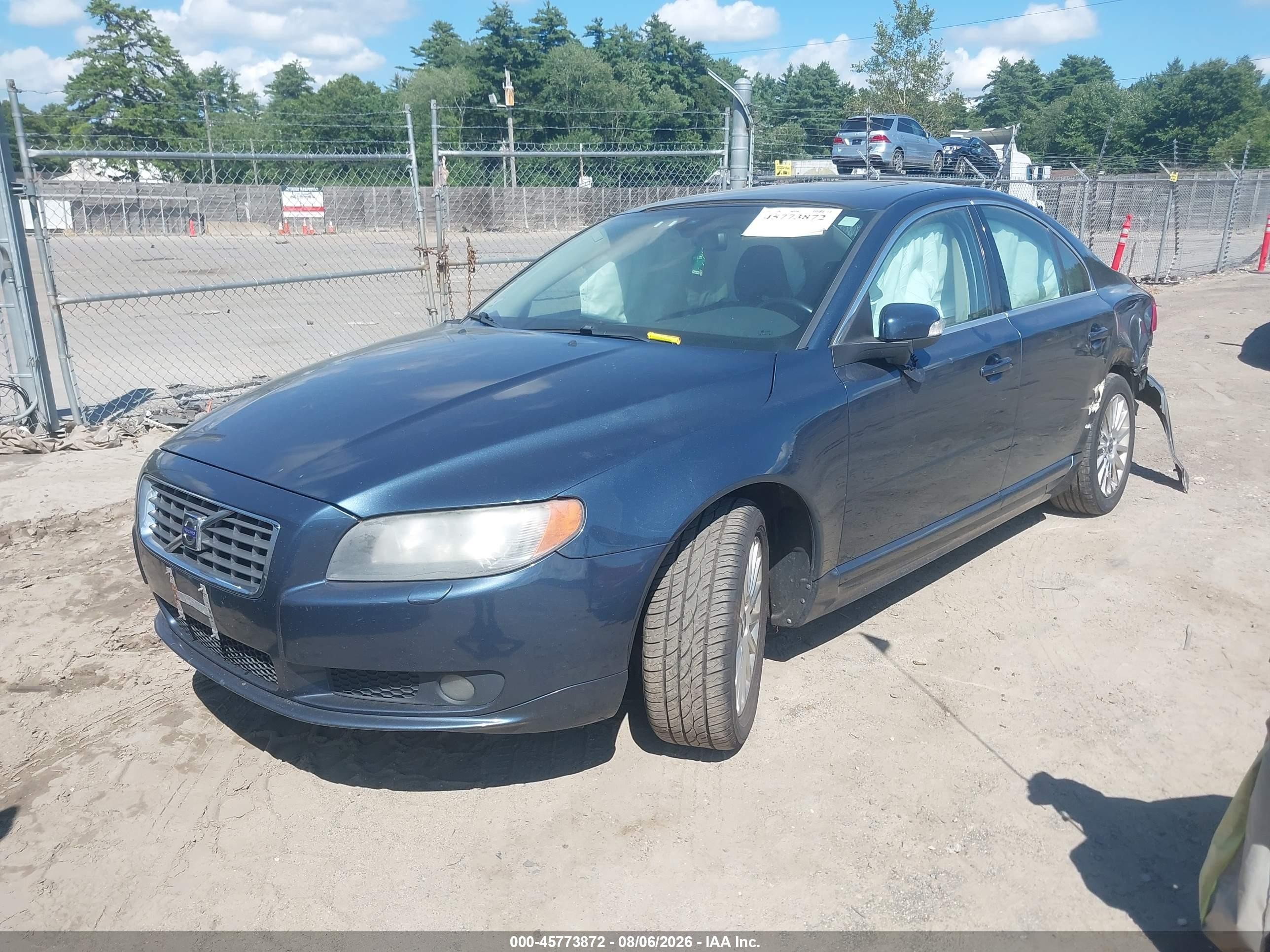 2007 Volvo S80 3.2 Black vin: YV1AS982871034727