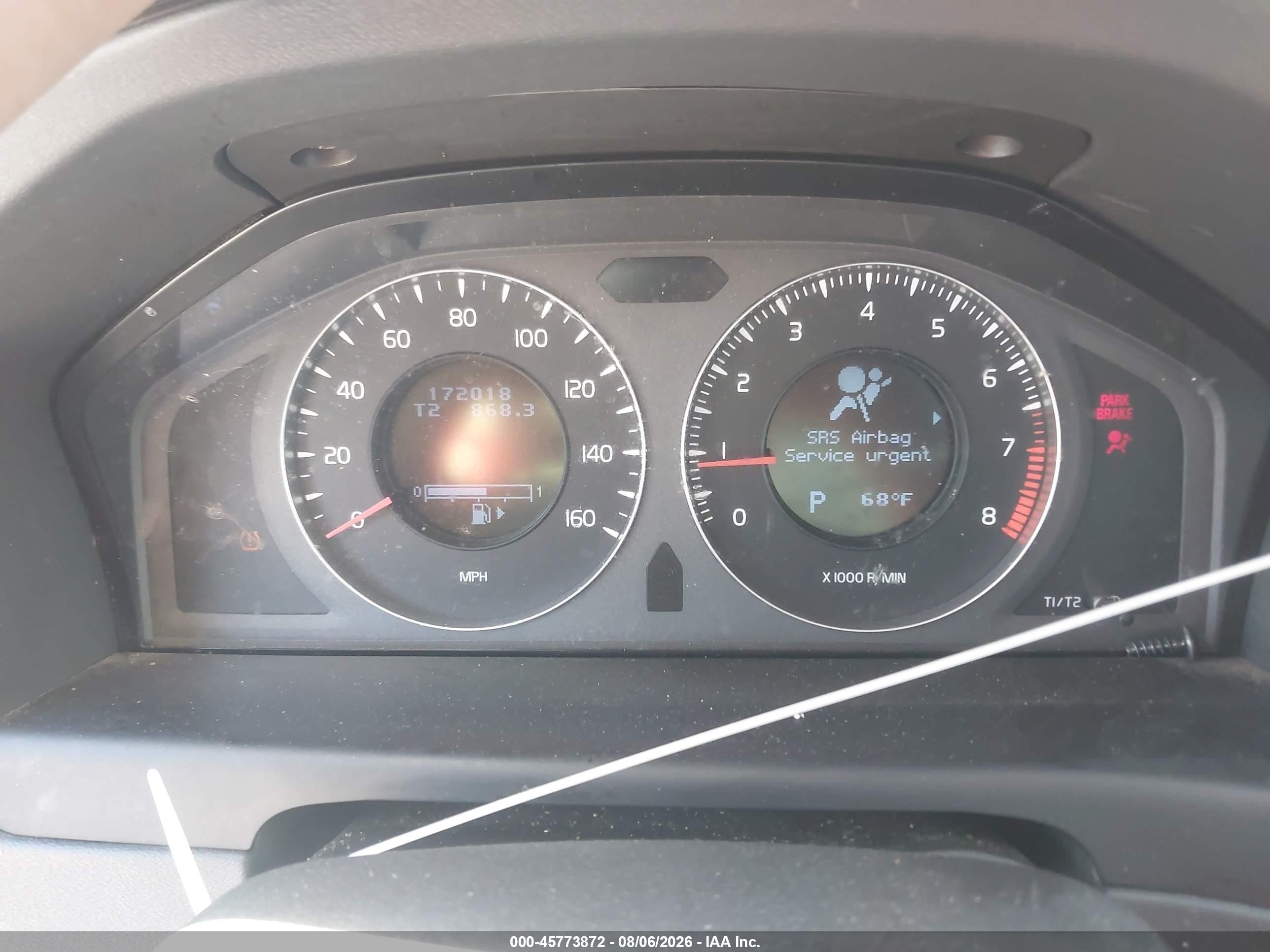 2007 Volvo S80 3.2 Black vin: YV1AS982871034727