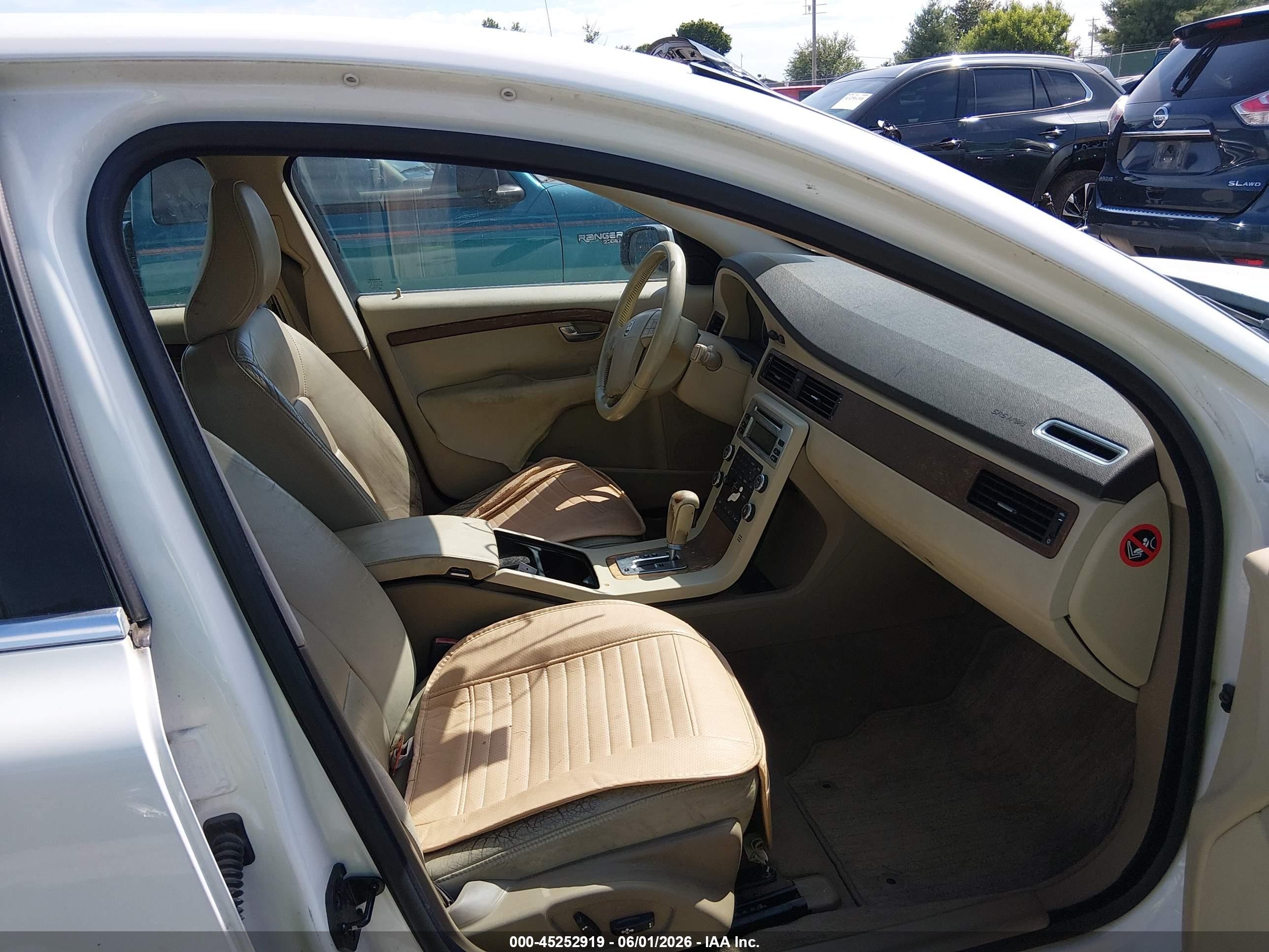 2008 Volvo S80 3.2 White vin: YV1AS982981062344