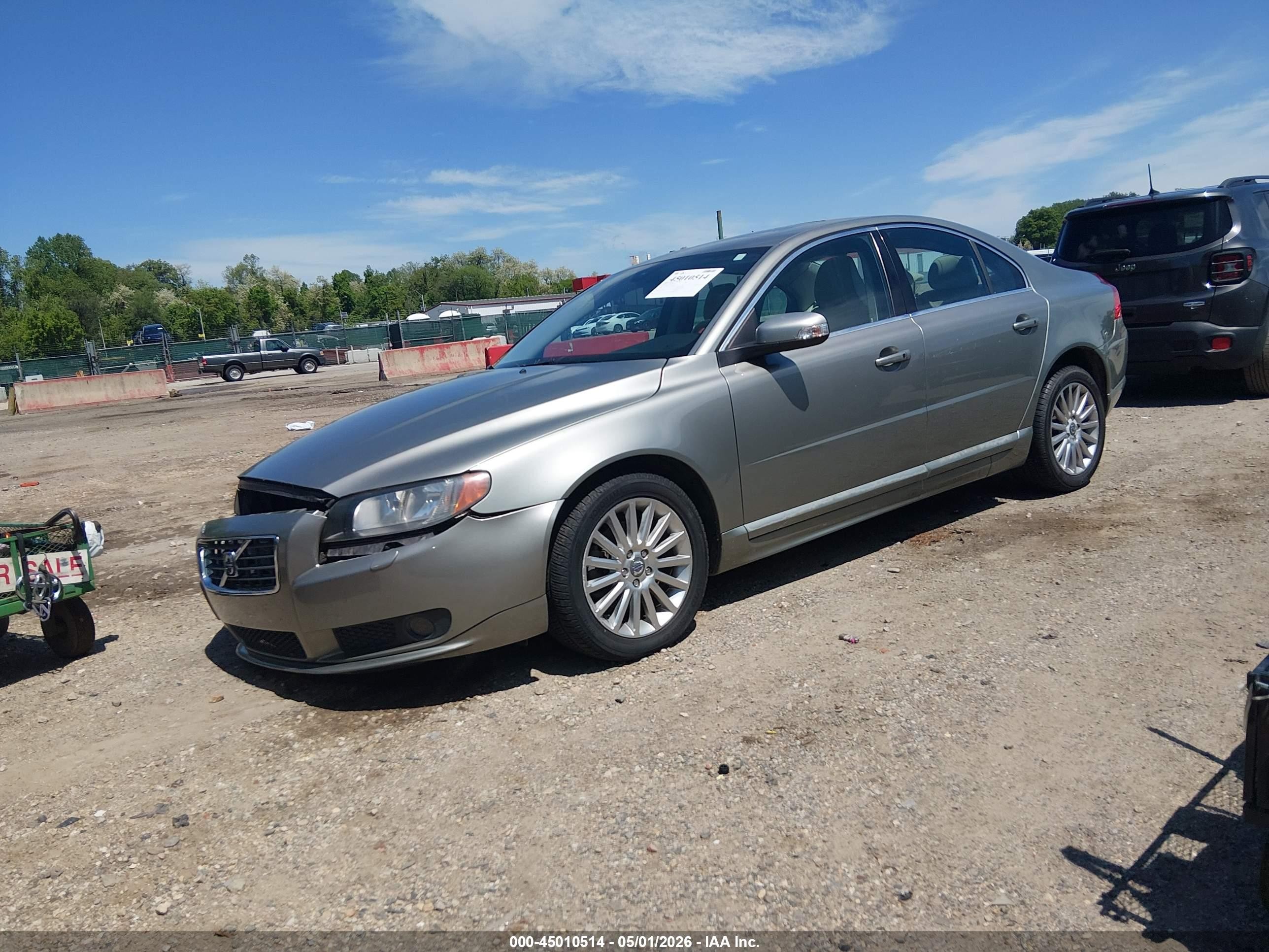2007 Volvo S80 3.2 Silver vin: YV1AS982X71021185