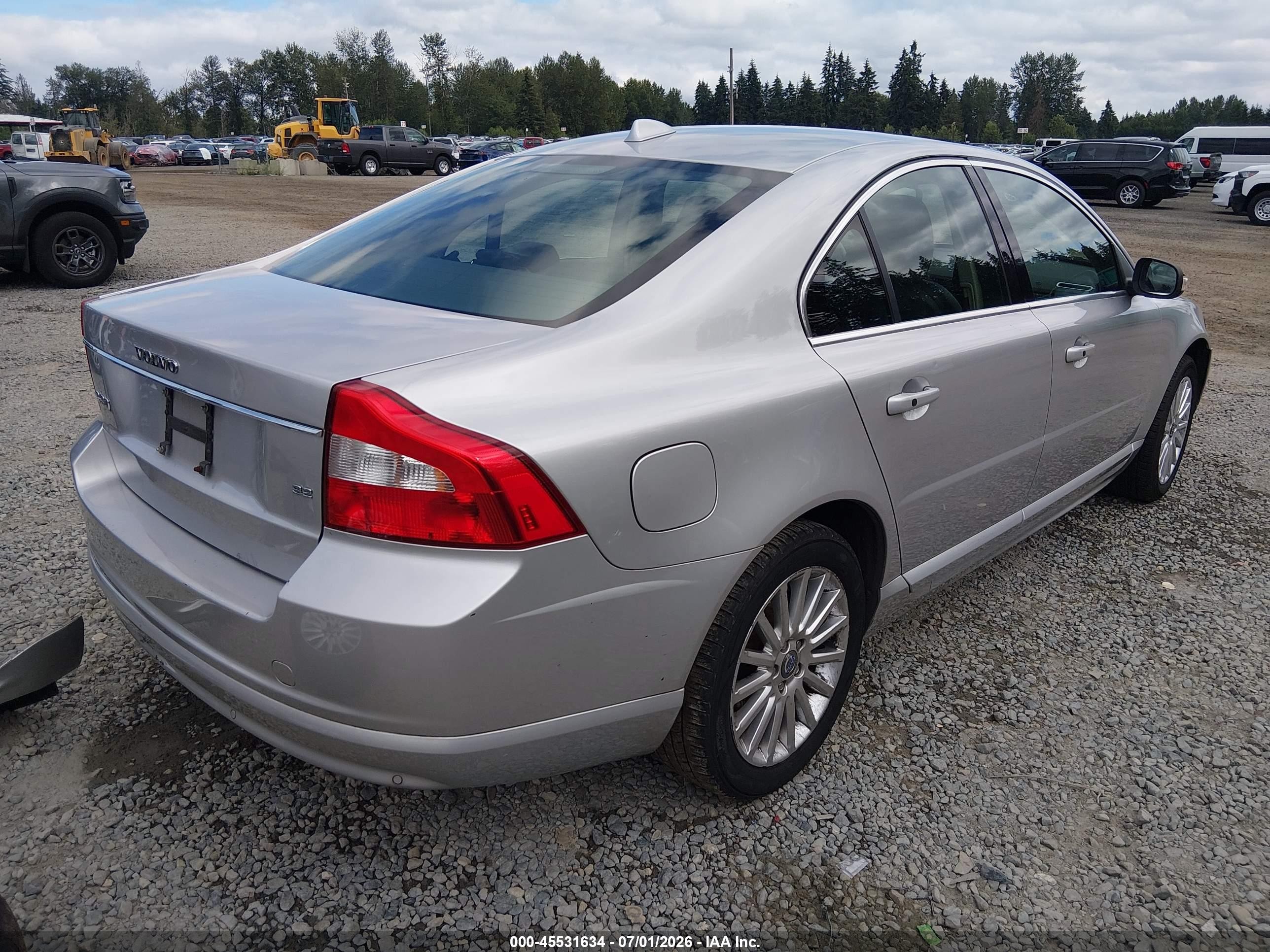 2007 Volvo S80 3.2 Silver vin: YV1AS982X71035510