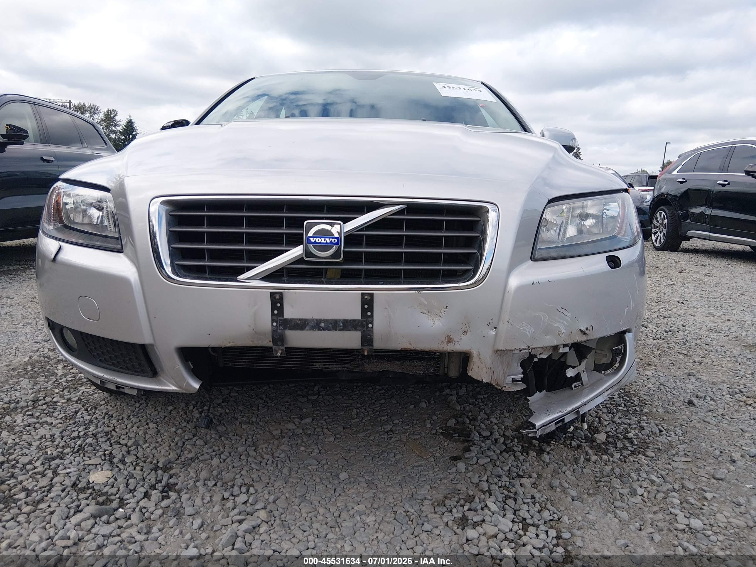2007 Volvo S80 3.2 Silver vin: YV1AS982X71035510