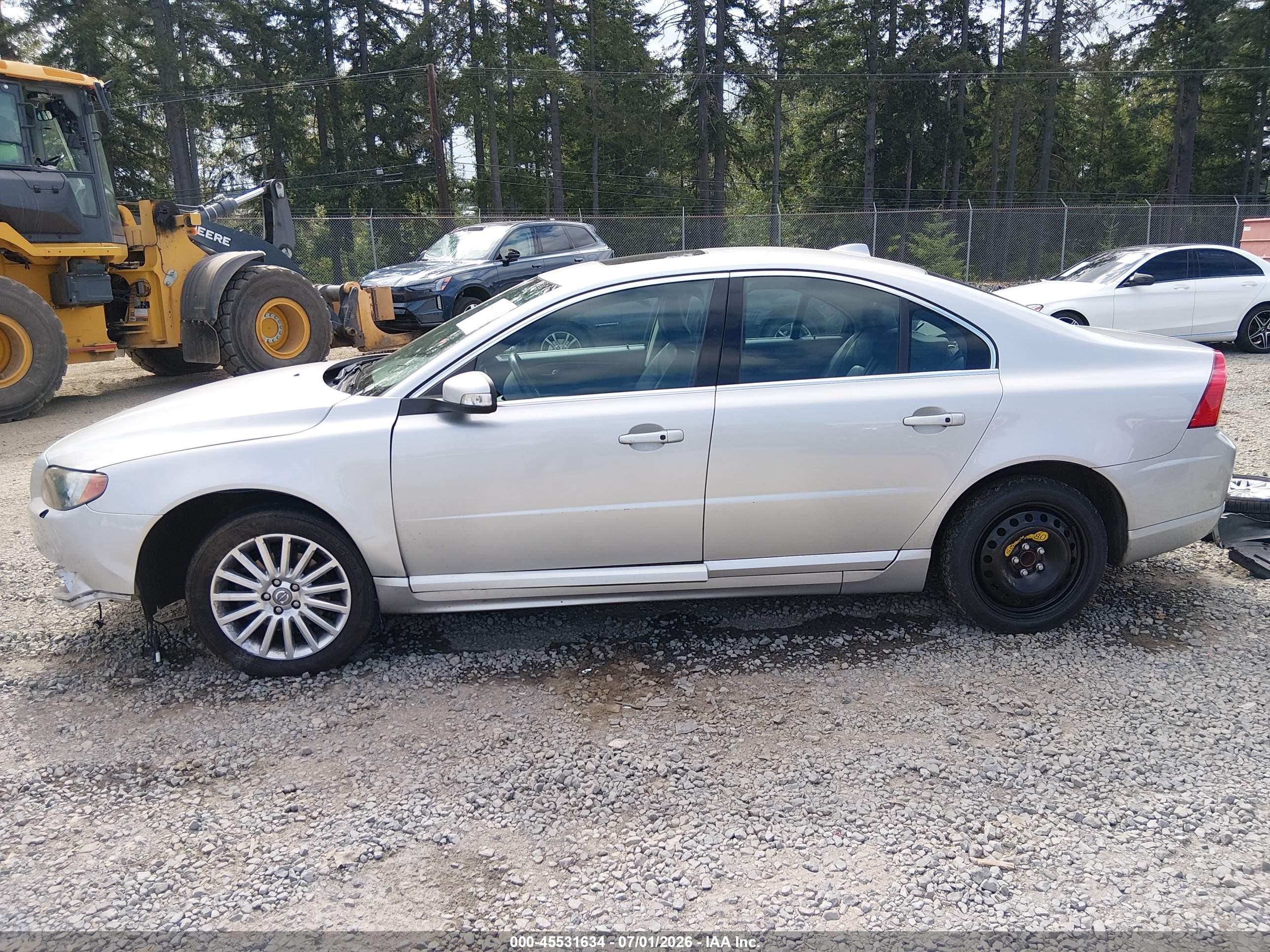2007 Volvo S80 3.2 Silver vin: YV1AS982X71035510