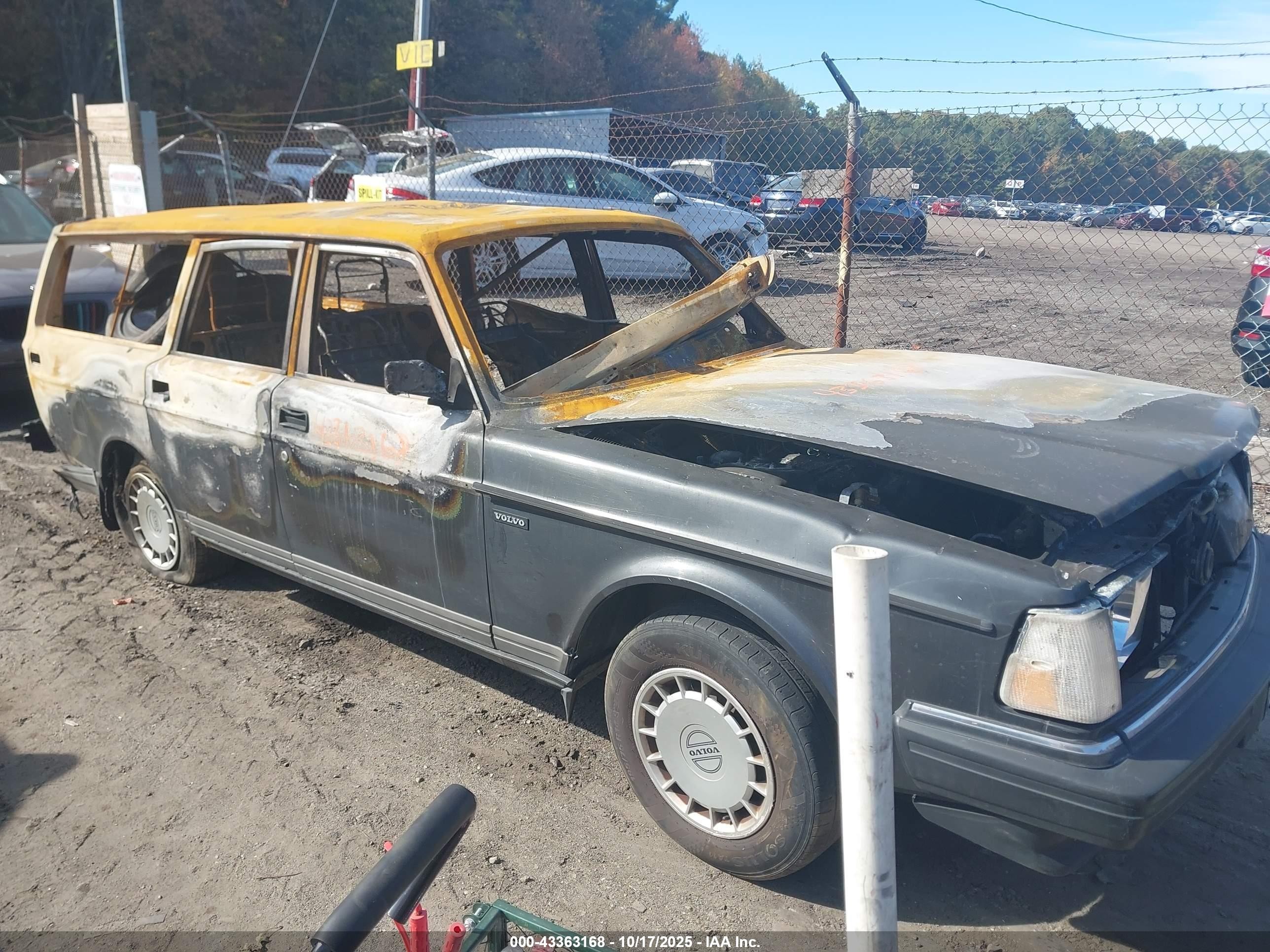 1992 Volvo 240   Gray vin: YV1AW8806N1913587