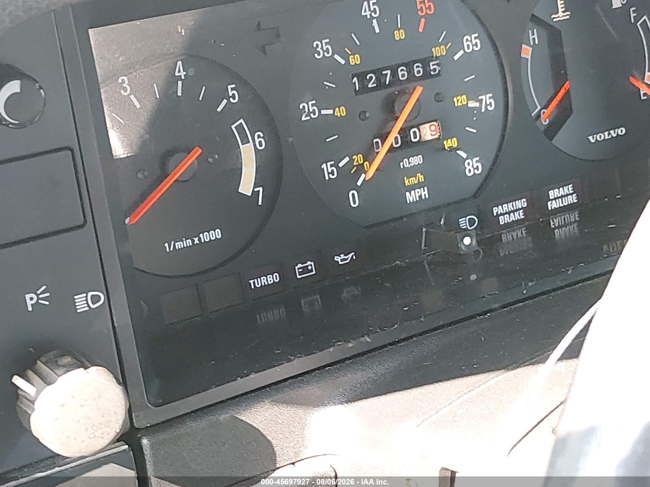 1983 Volvo 244 Glt Белый vin: YV1AX4742D1827055