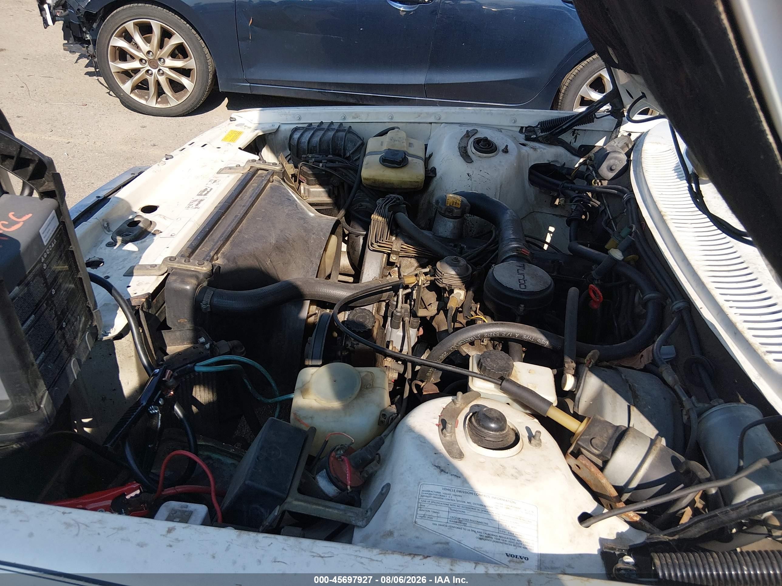 1983 Volvo 244 Glt Белый vin: YV1AX4742D1827055