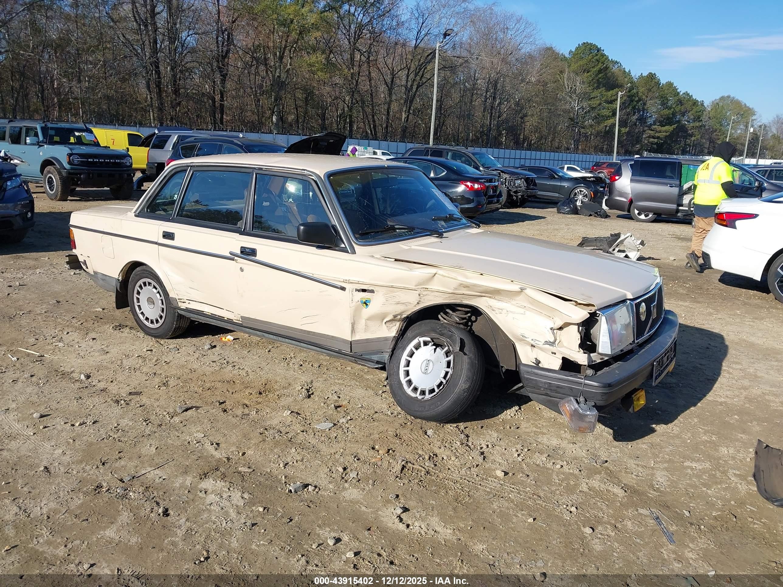 1987 Volvo 244 Dl/gl Кремовый vin: YV1AX8840H1232586