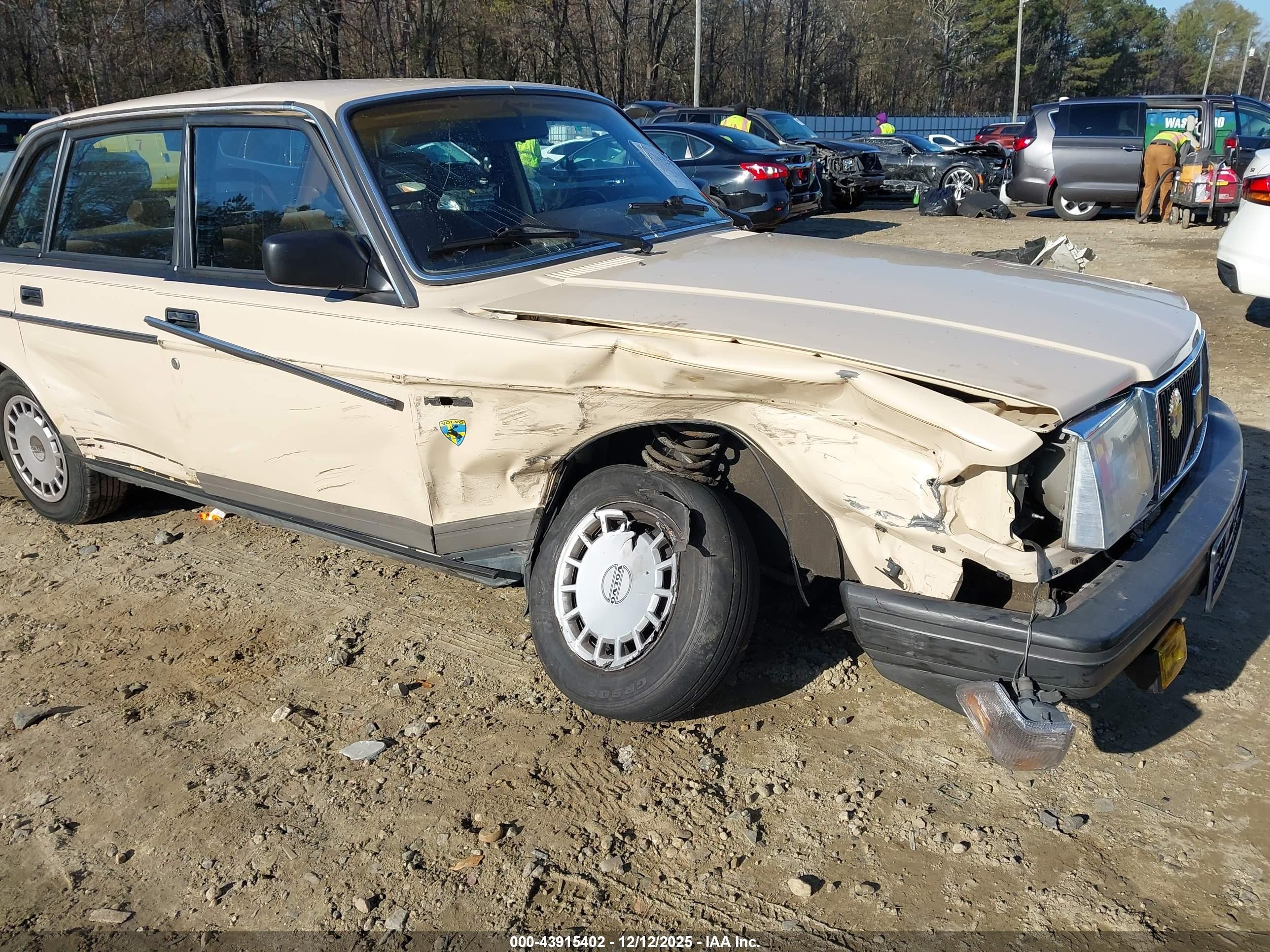1987 Volvo 244 Dl/gl Кремовый vin: YV1AX8840H1232586
