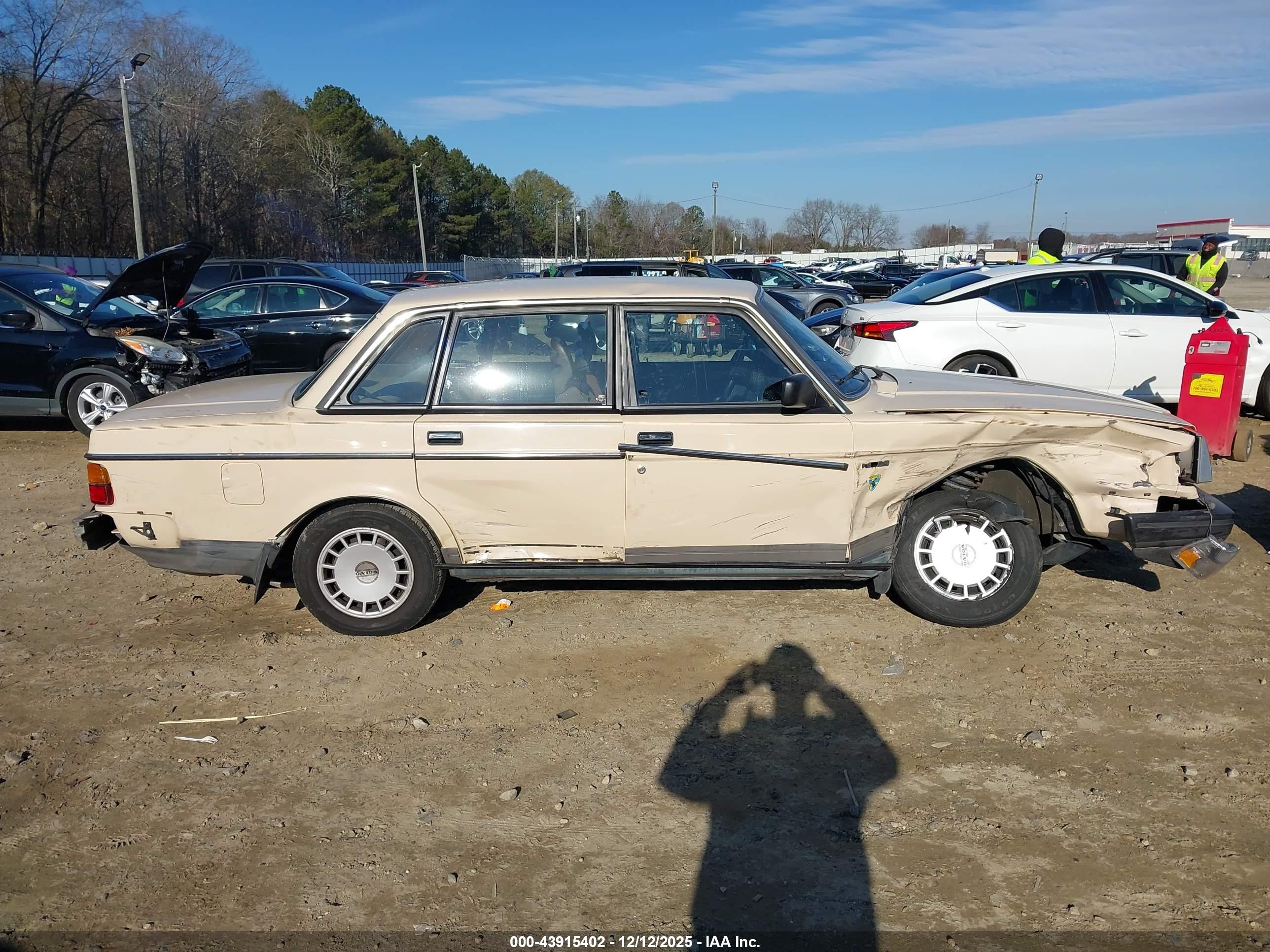 1987 Volvo 244 Dl/gl Кремовый vin: YV1AX8840H1232586