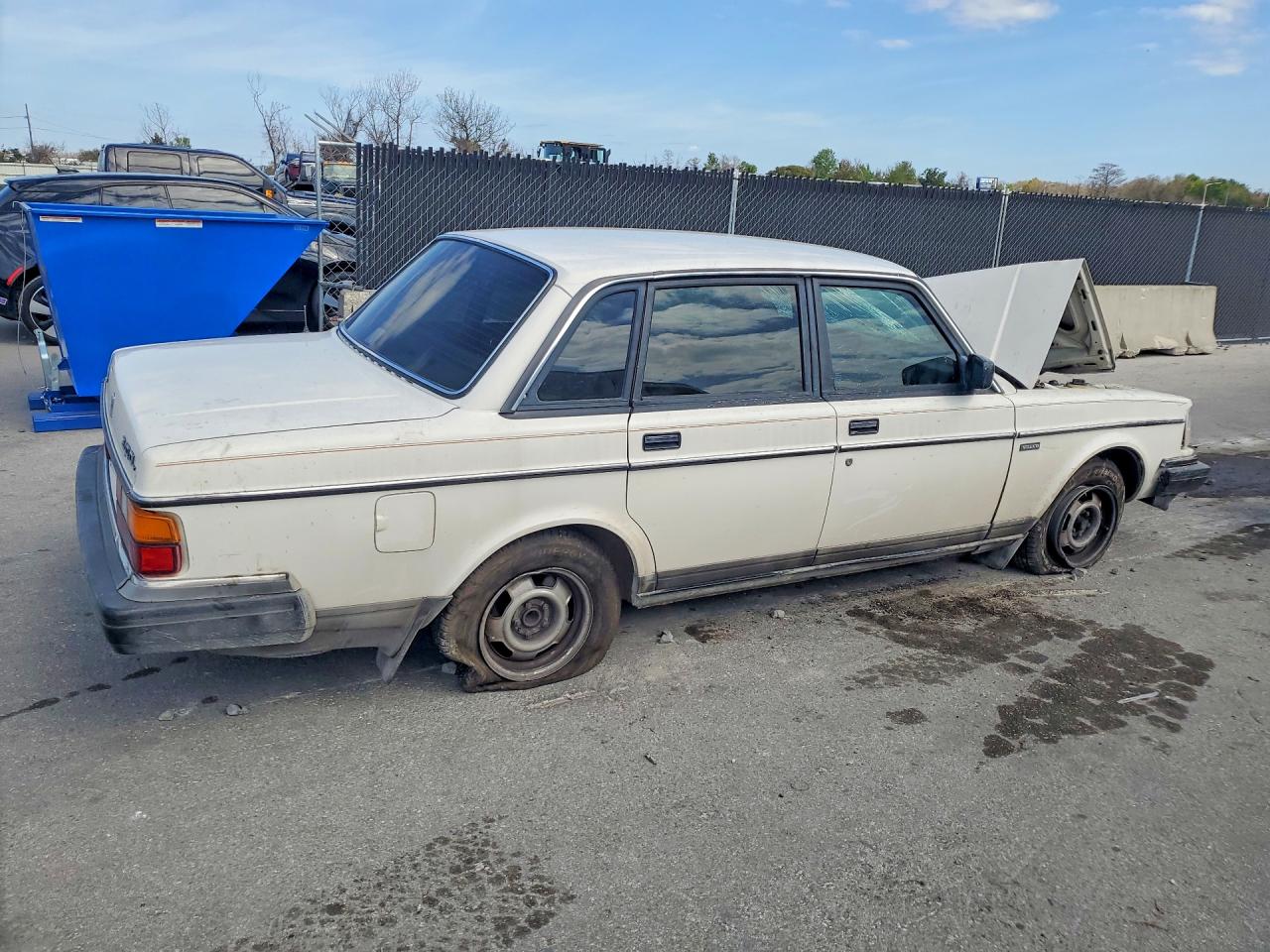 1988 Volvo 244 Dl Белый vin: YV1AX8840J1315652