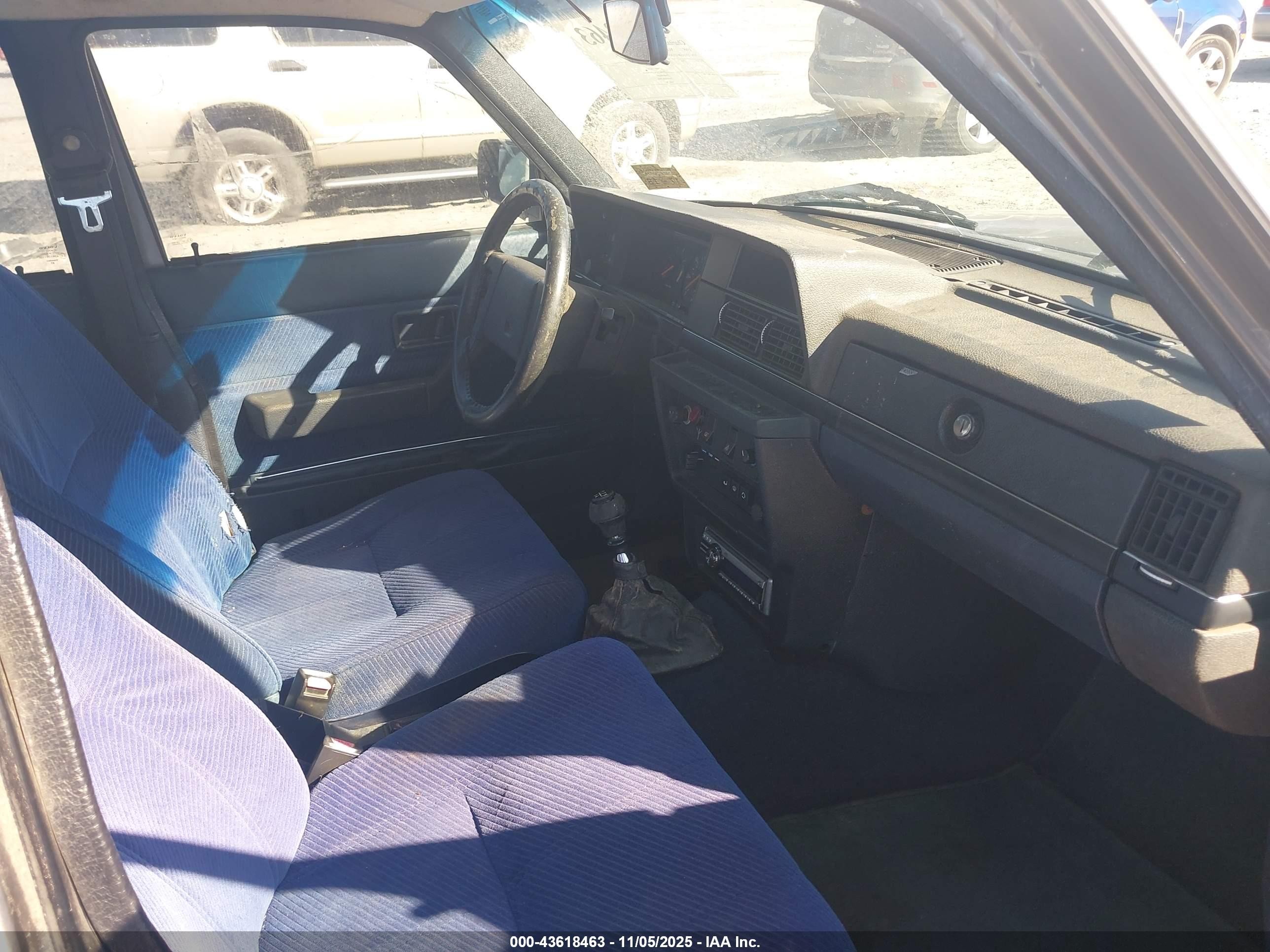 1988 Volvo 244 Dl/gl Gray vin: YV1AX8842J1287403