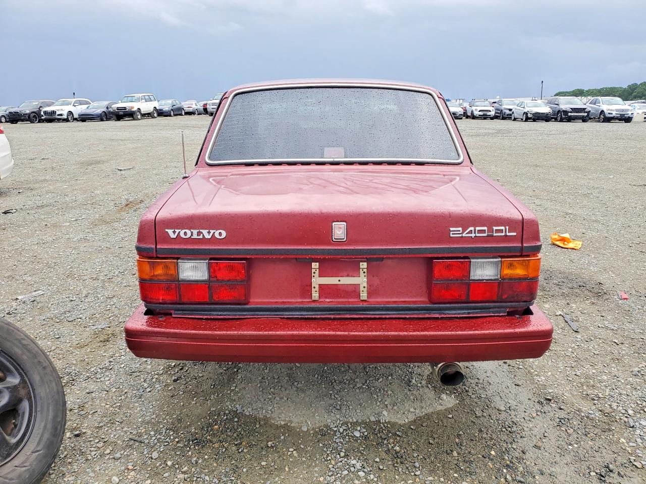 1988 Volvo 244 Dl Красный vin: YV1AX8843J1281447