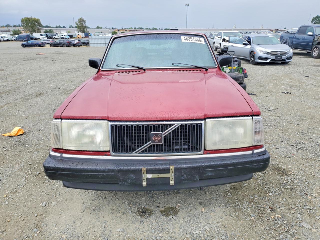1988 Volvo 244 Dl Красный vin: YV1AX8843J1281447