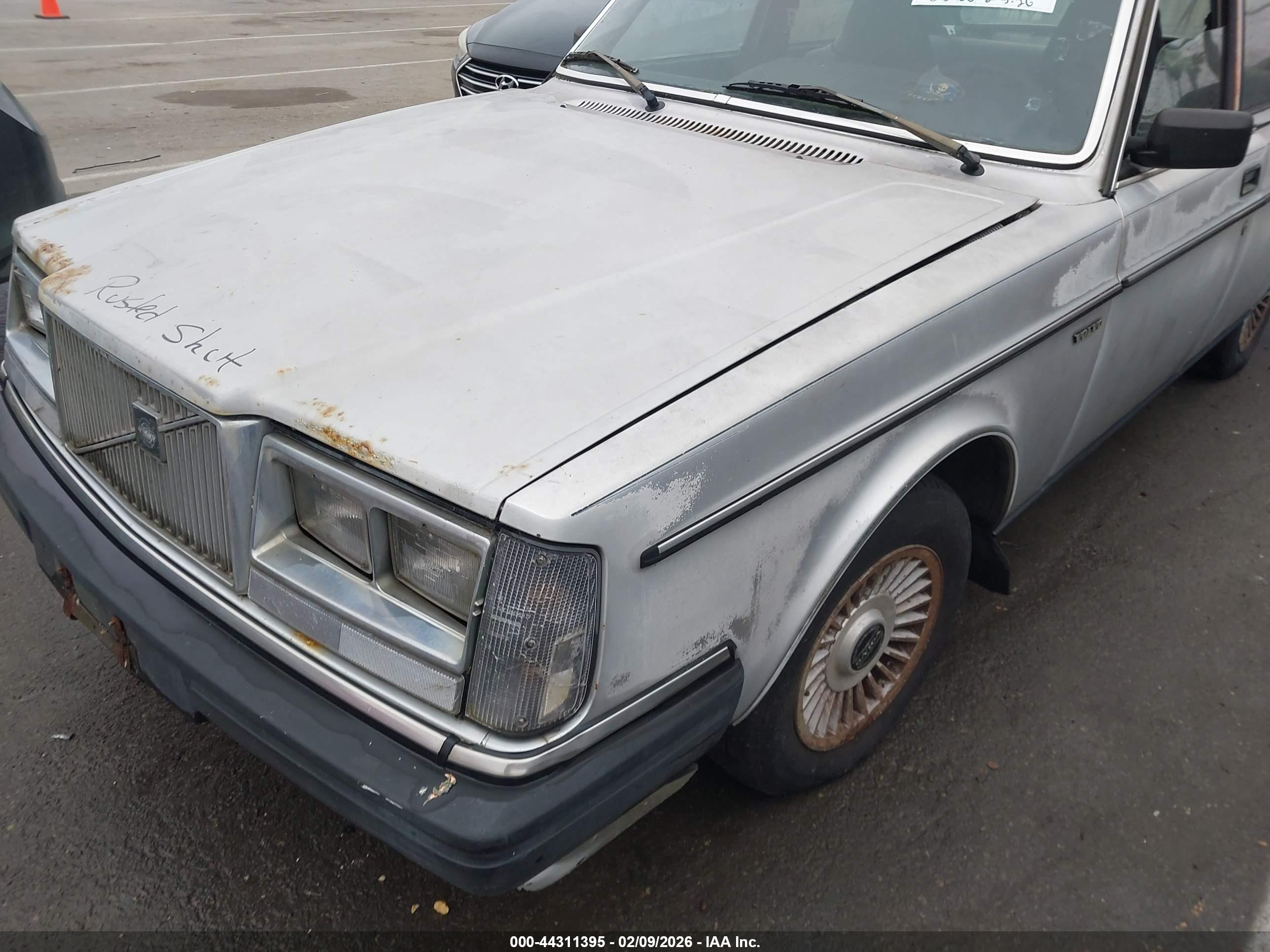 1984 Volvo 244 Dl/gl Silver vin: YV1AX8844E1039921