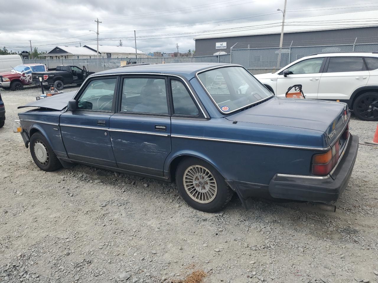 1988 Volvo 244 Dl Blue vin: YV1AX8844J1285703