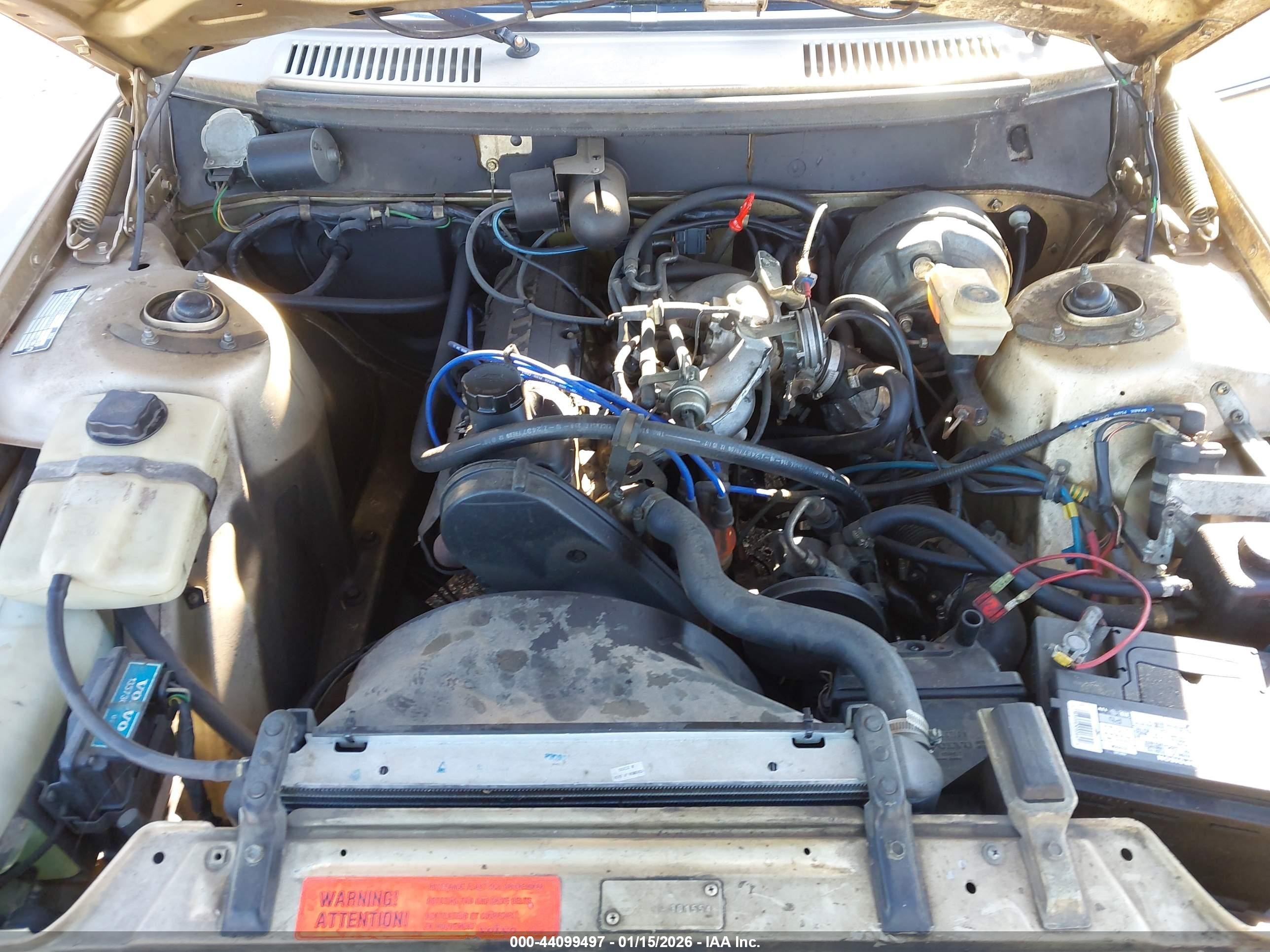 1988 Volvo 244 Dl/gl Gold vin: YV1AX8844J1302340