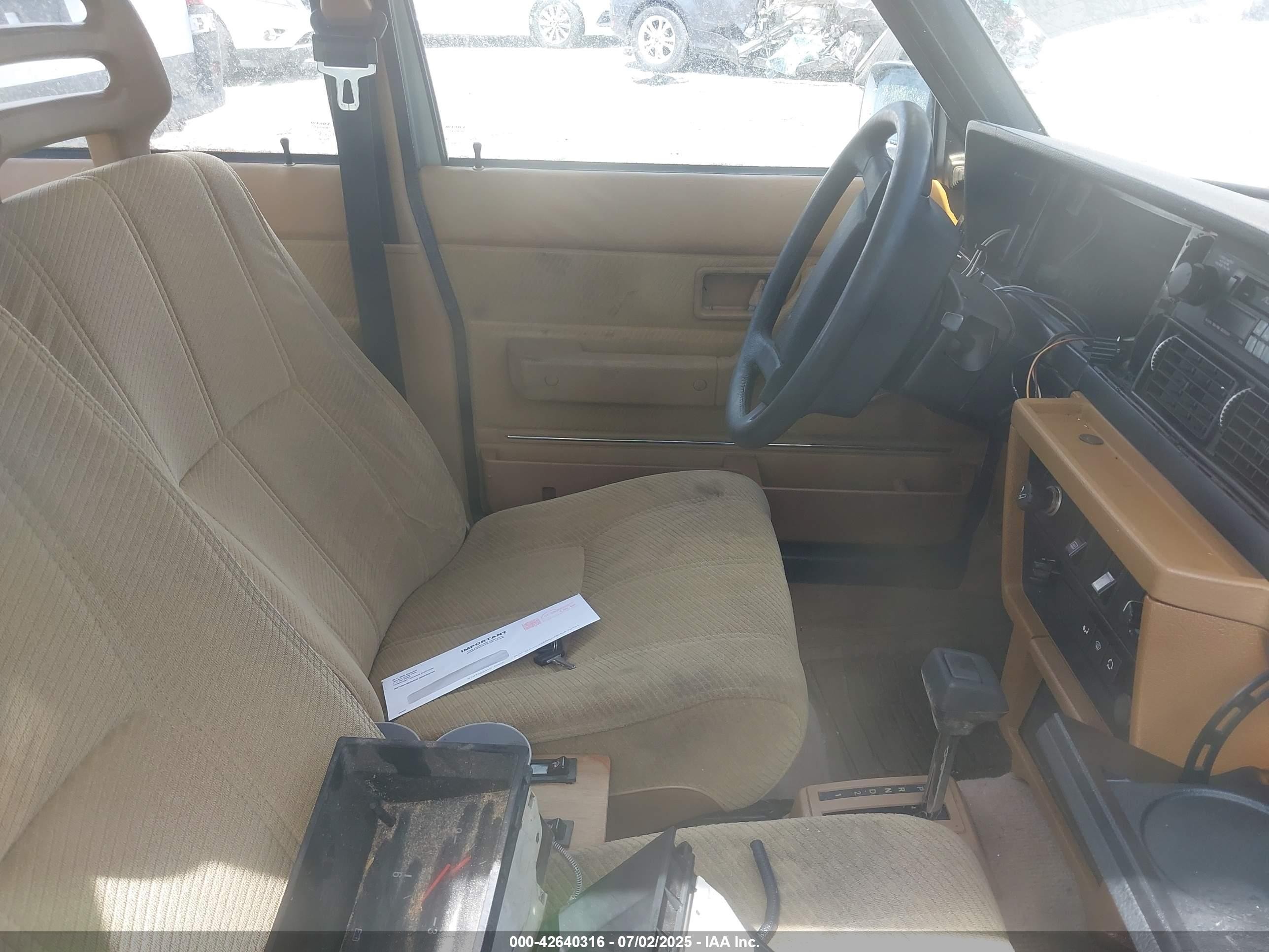 1988 Volvo 244 Dl/gl Light Blue vin: YV1AX8844J1318926