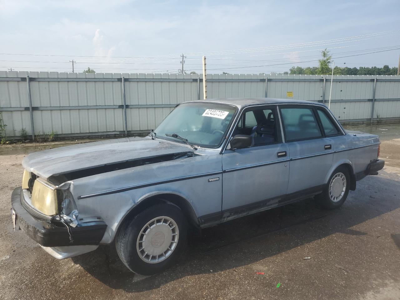 1989 Volvo 244 Dl Blue vin: YV1AX8845K1376772