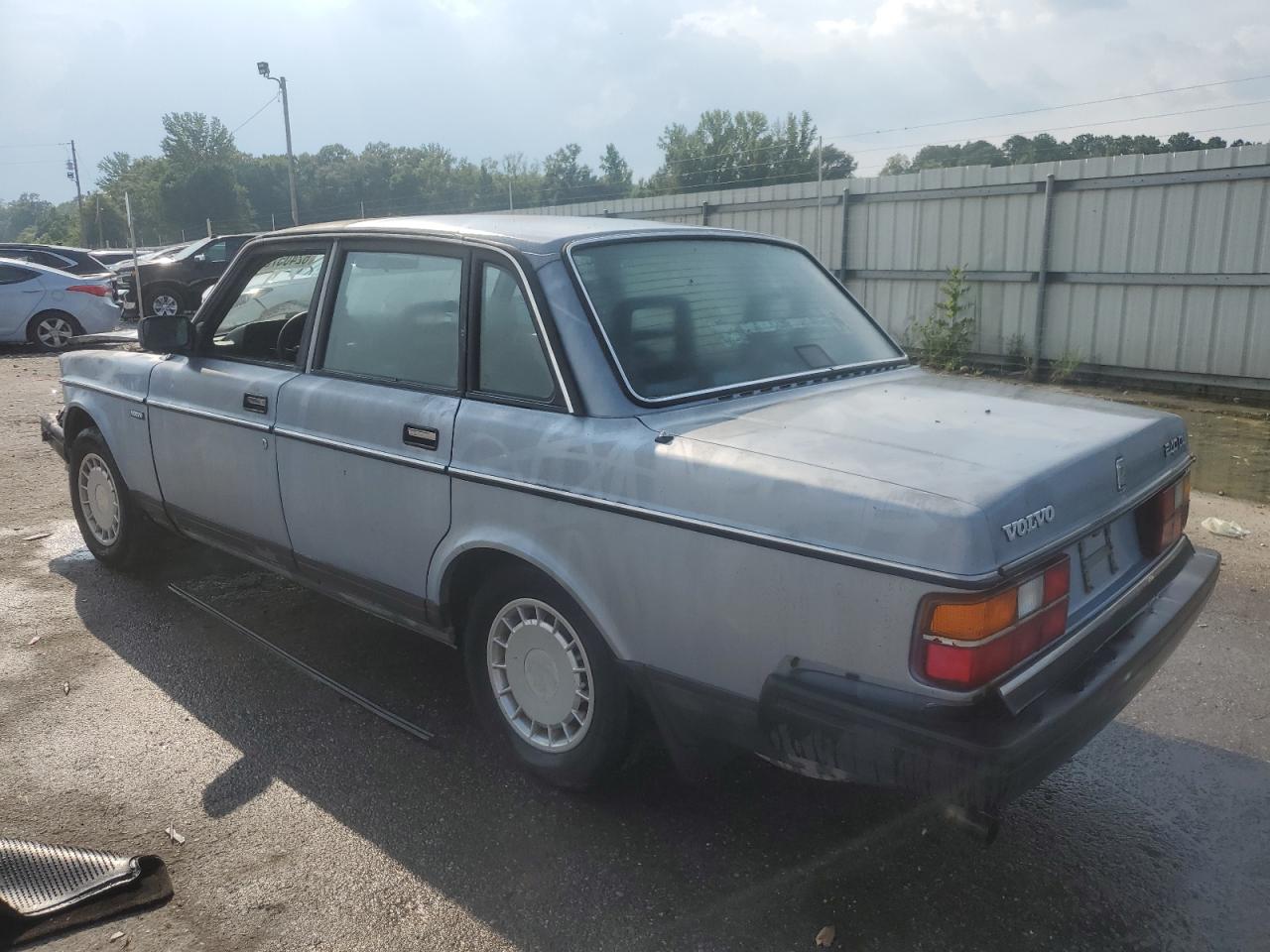 1989 Volvo 244 Dl Blue vin: YV1AX8845K1376772