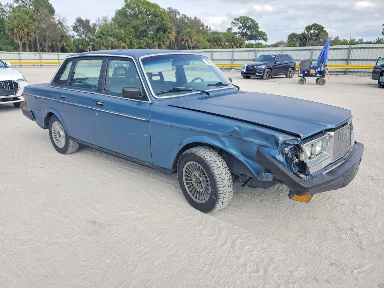1983 Volvo 244 Dl Blue vin: YV1AX8847D1873924