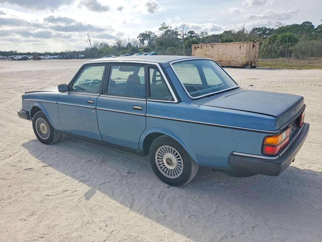 1983 Volvo 244 Dl Blue vin: YV1AX8847D1873924
