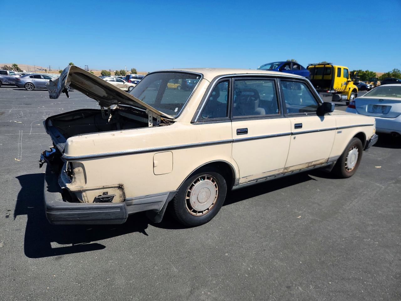 1987 Volvo 244 Dl Бежевый vin: YV1AX8847H1225215