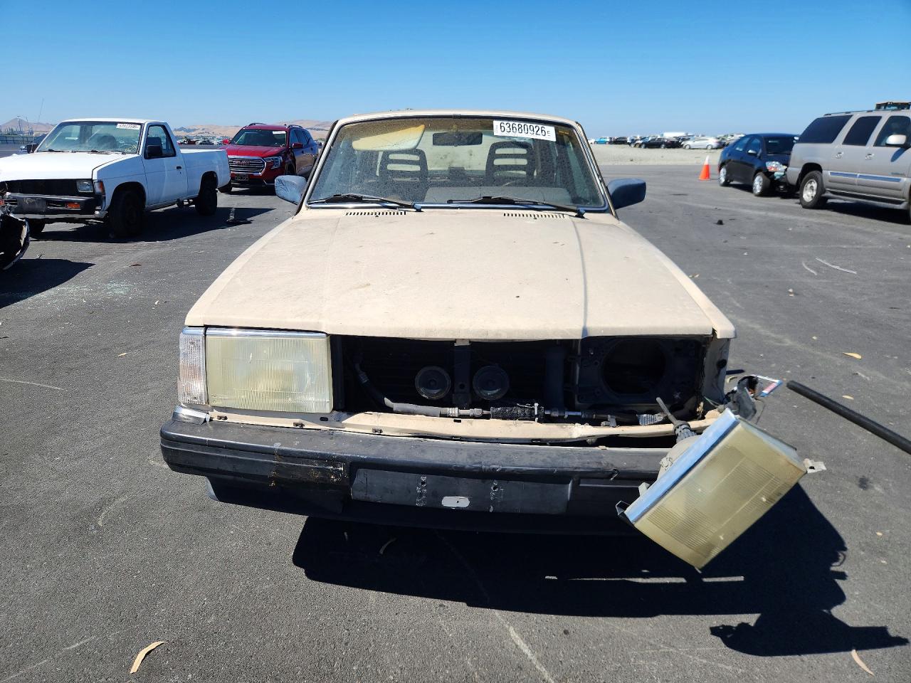 1987 Volvo 244 Dl Бежевый vin: YV1AX8847H1225215