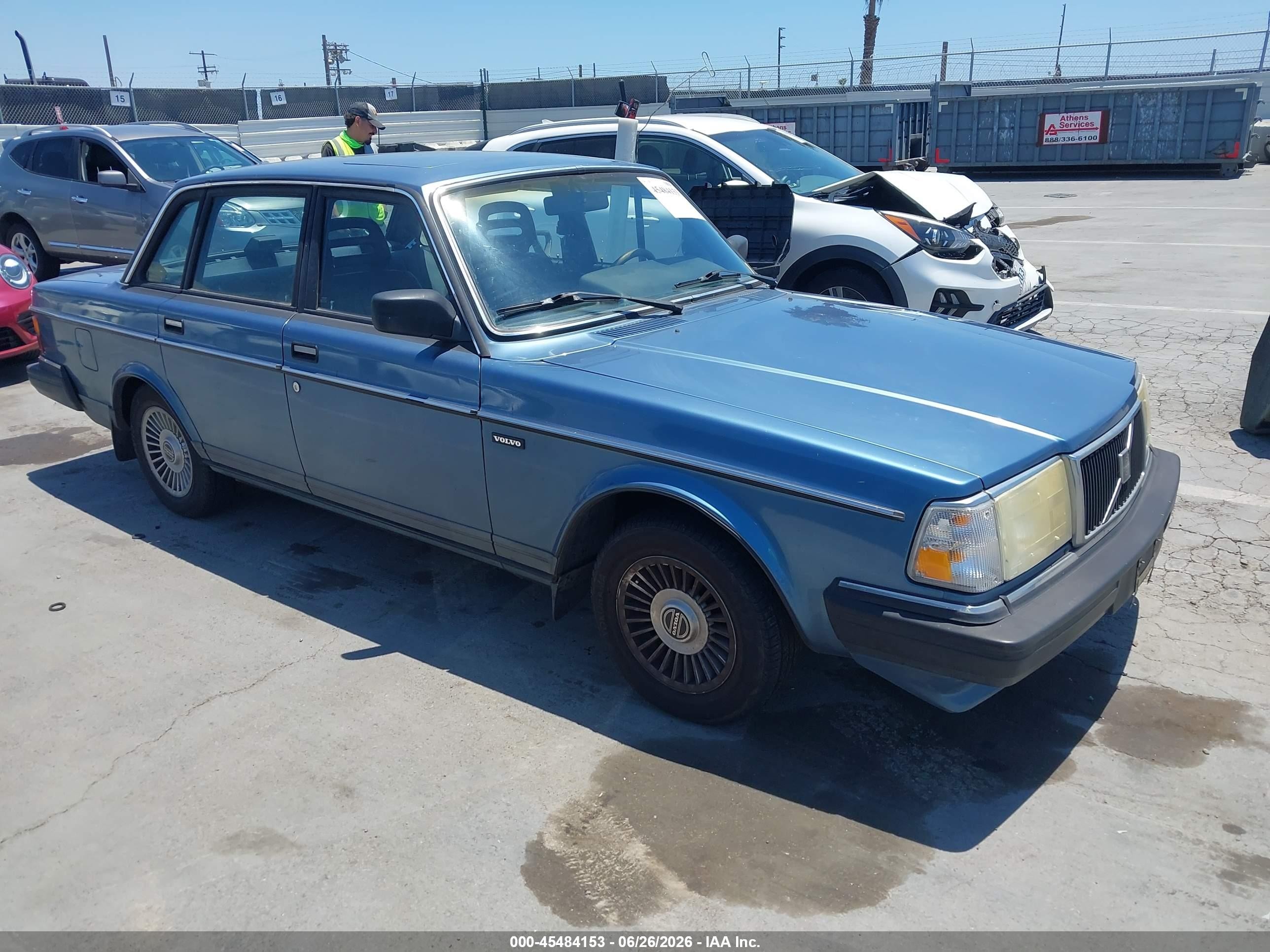 1987 Volvo 244 Dl/gl Серый vin: YV1AX8847H1270512