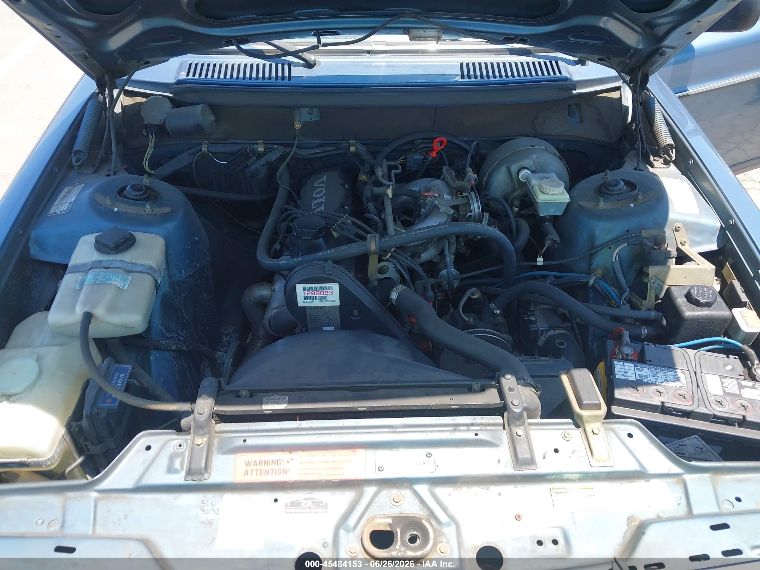 1987 Volvo 244 Dl/gl Серый vin: YV1AX8847H1270512