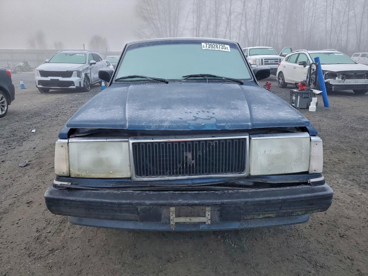 1989 Volvo 244 Dl Blue vin: YV1AX8847K1358337