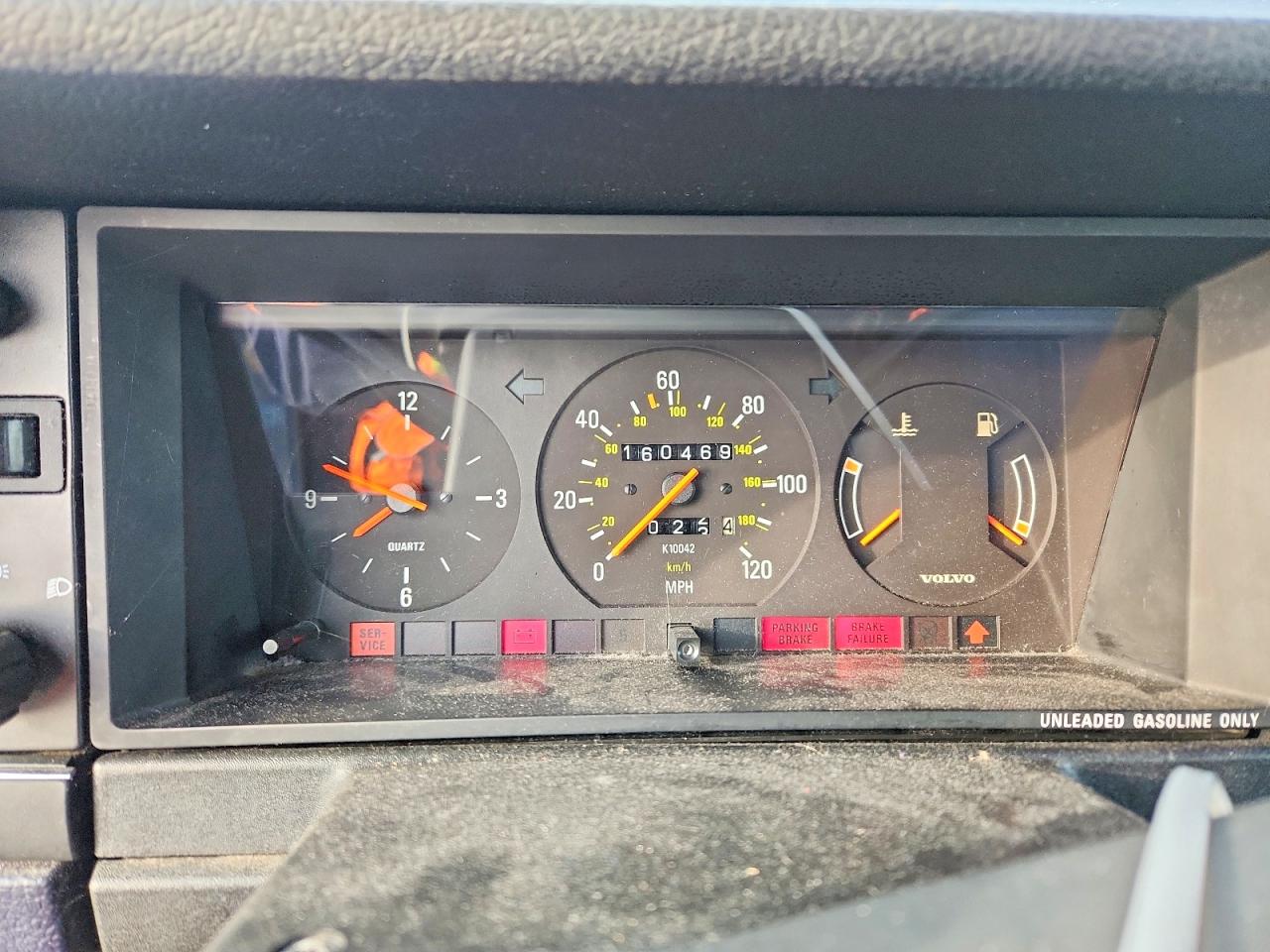 1989 Volvo 244 Dl Blue vin: YV1AX8847K1358337