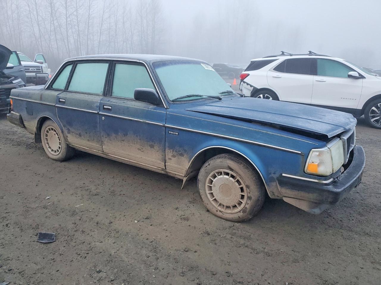 1989 Volvo 244 Dl Blue vin: YV1AX8847K1358337