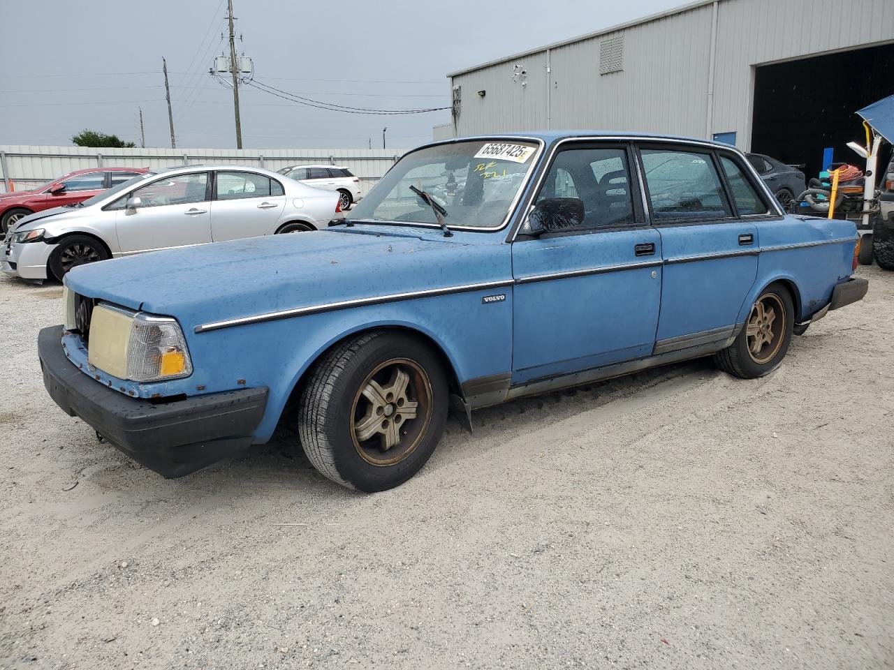 1988 Volvo 244 Dl   Blue vin: YV1AX8848J1281170