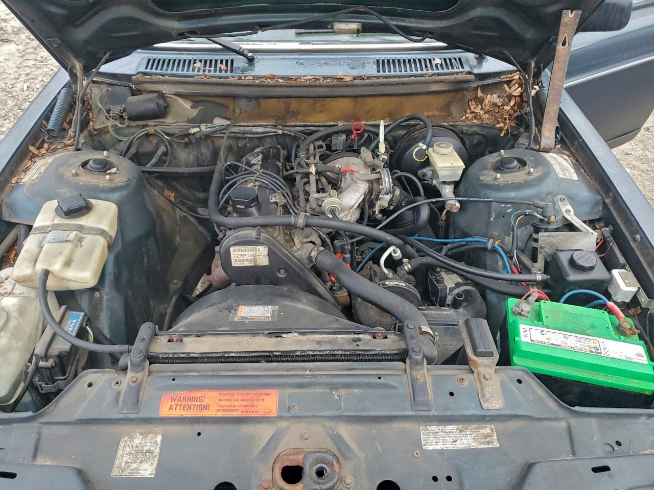 1988 Volvo 244 Dl Teal vin: YV1AX8848J1320842
