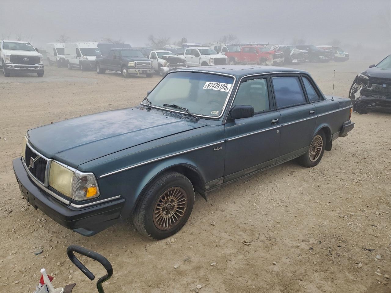 1988 Volvo 244 Dl Teal vin: YV1AX8848J1320842