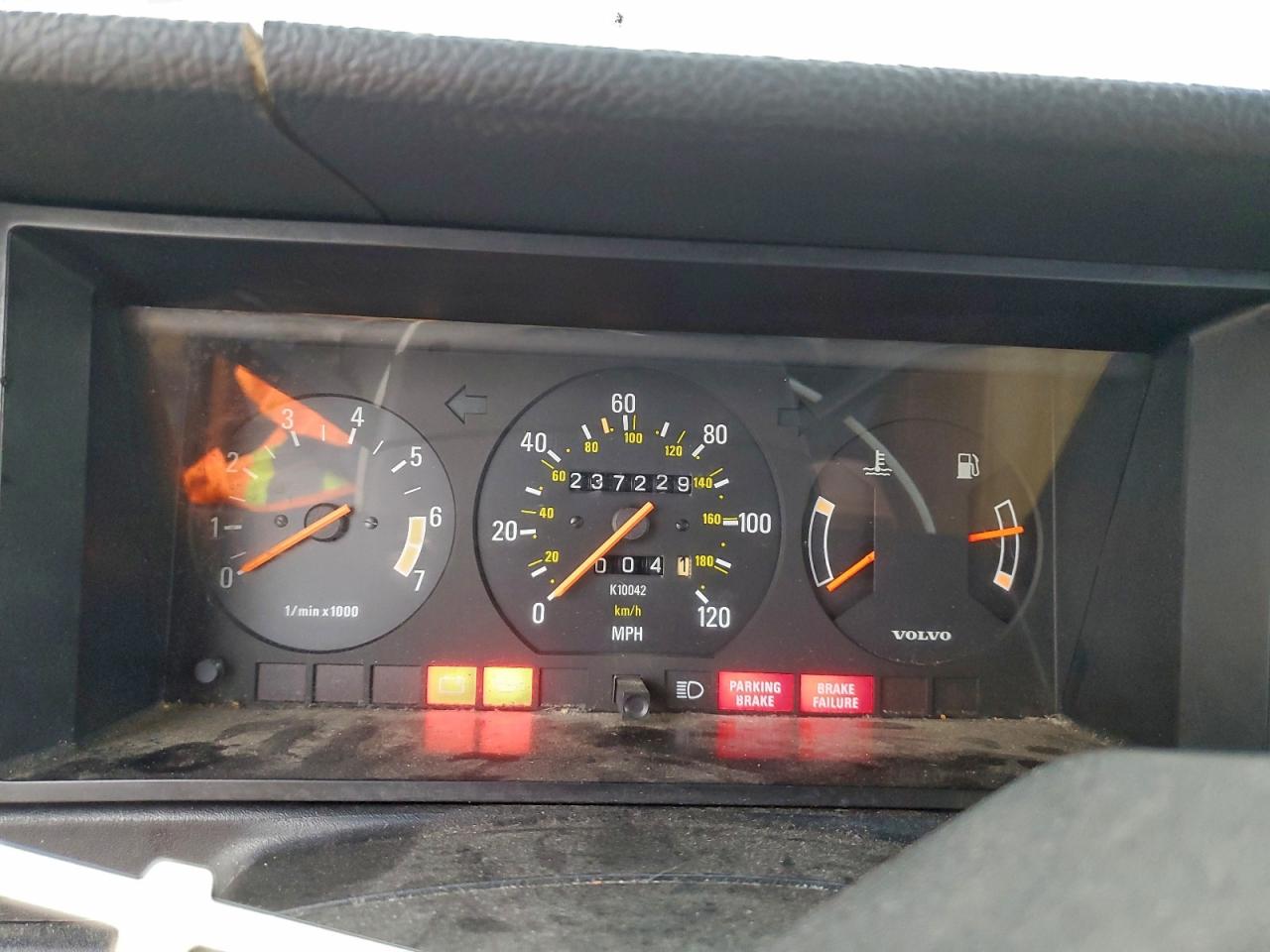 1988 Volvo 244 Dl Teal vin: YV1AX8848J1320842