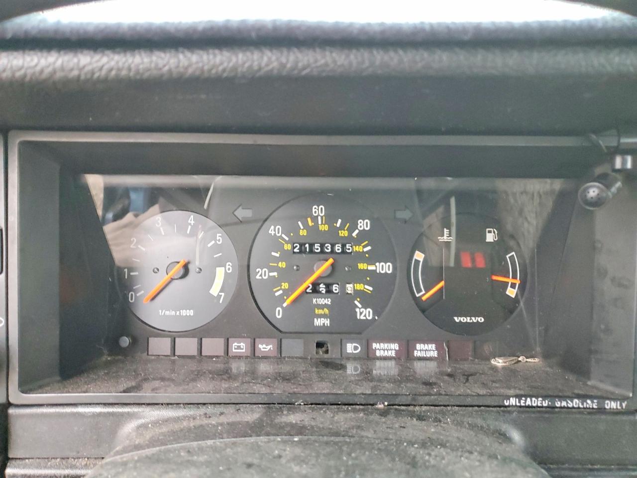 1986 Volvo 244 Dl Blue vin: YV1AX8849G1147552