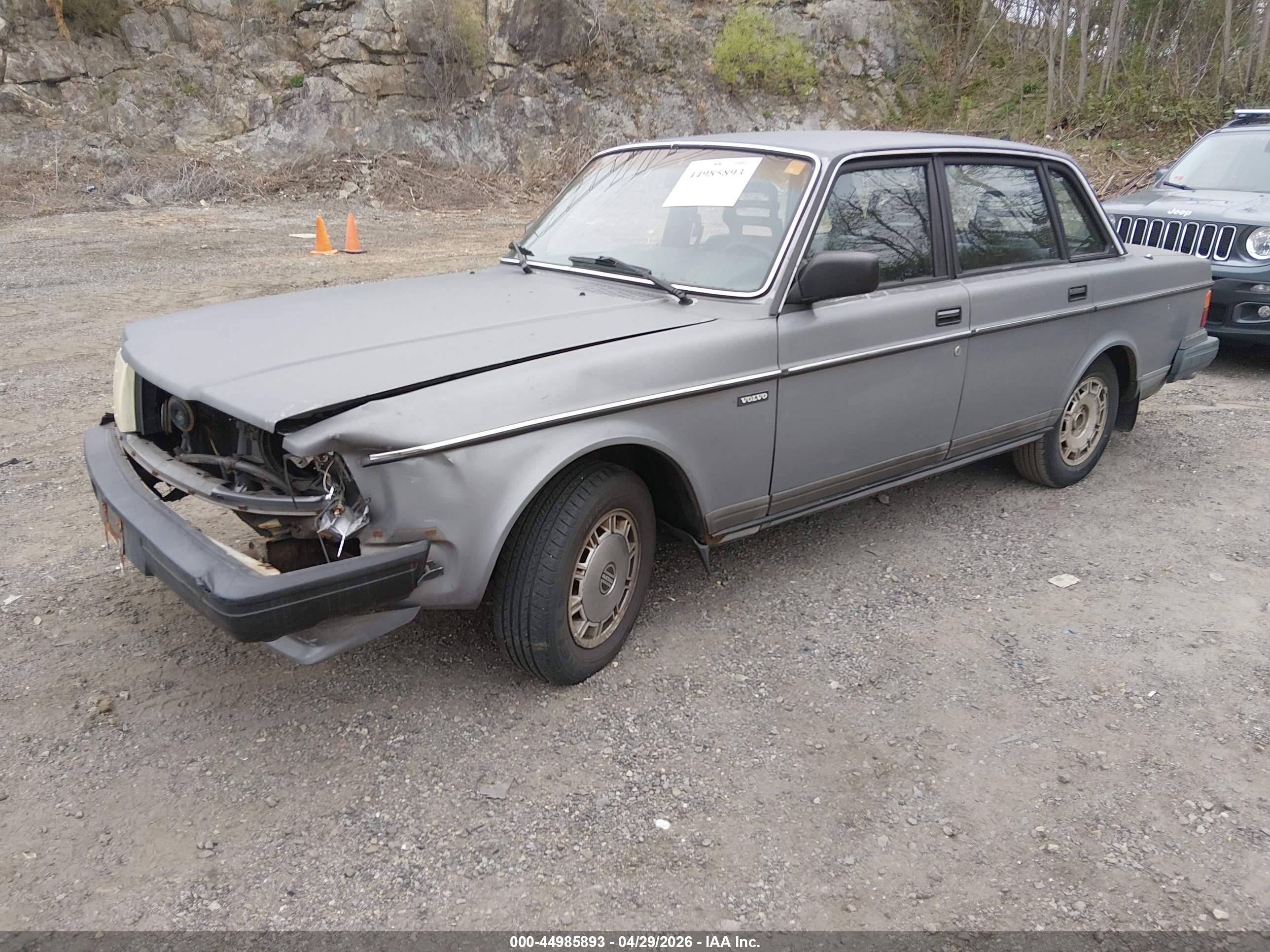 1989 Volvo 244 Dl/gl Серый vin: YV1AX884XK1342178