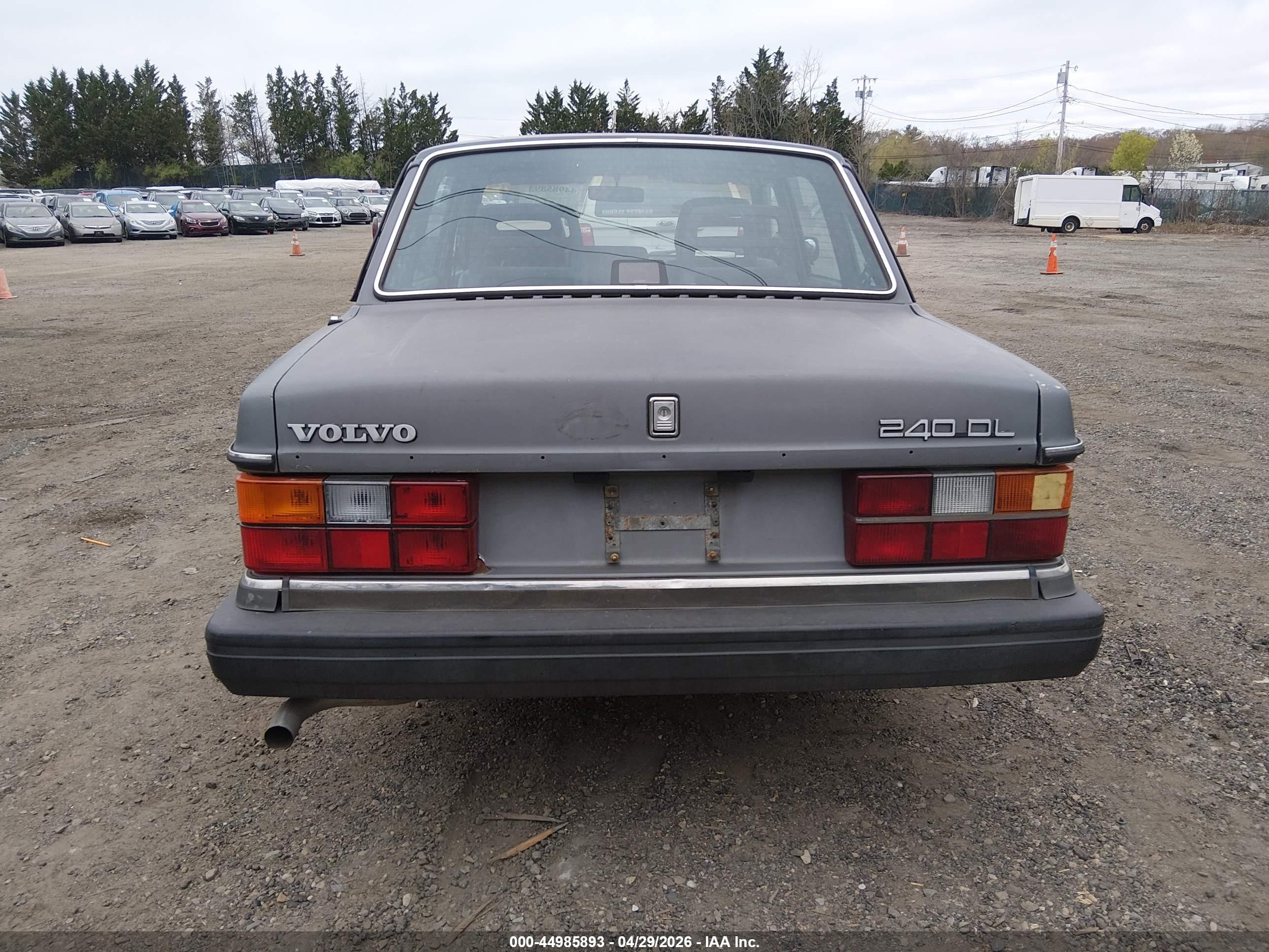 1989 Volvo 244 Dl/gl Серый vin: YV1AX884XK1342178
