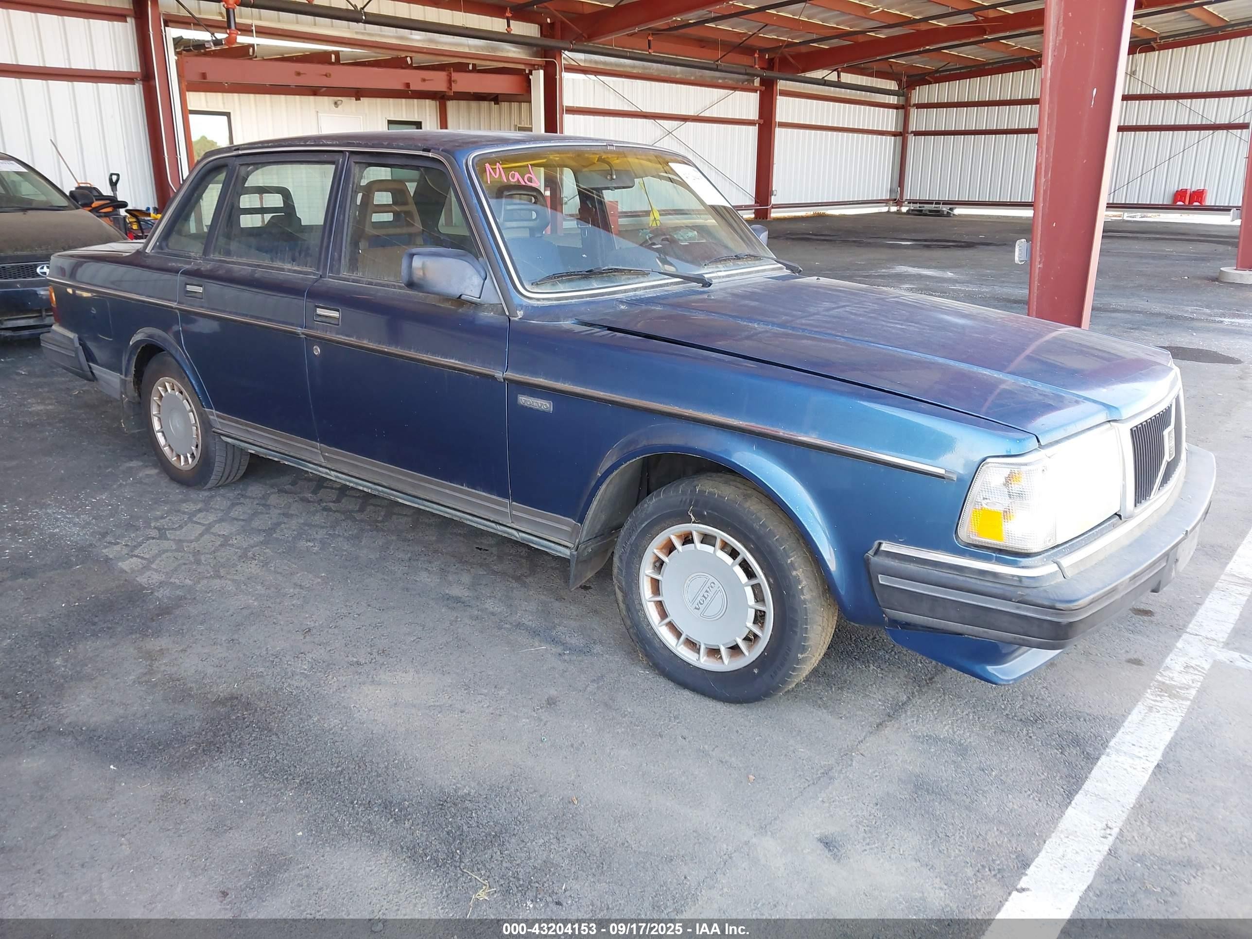 1989 Volvo 244 Dl/gl Blue vin: YV1AX884XK1383085