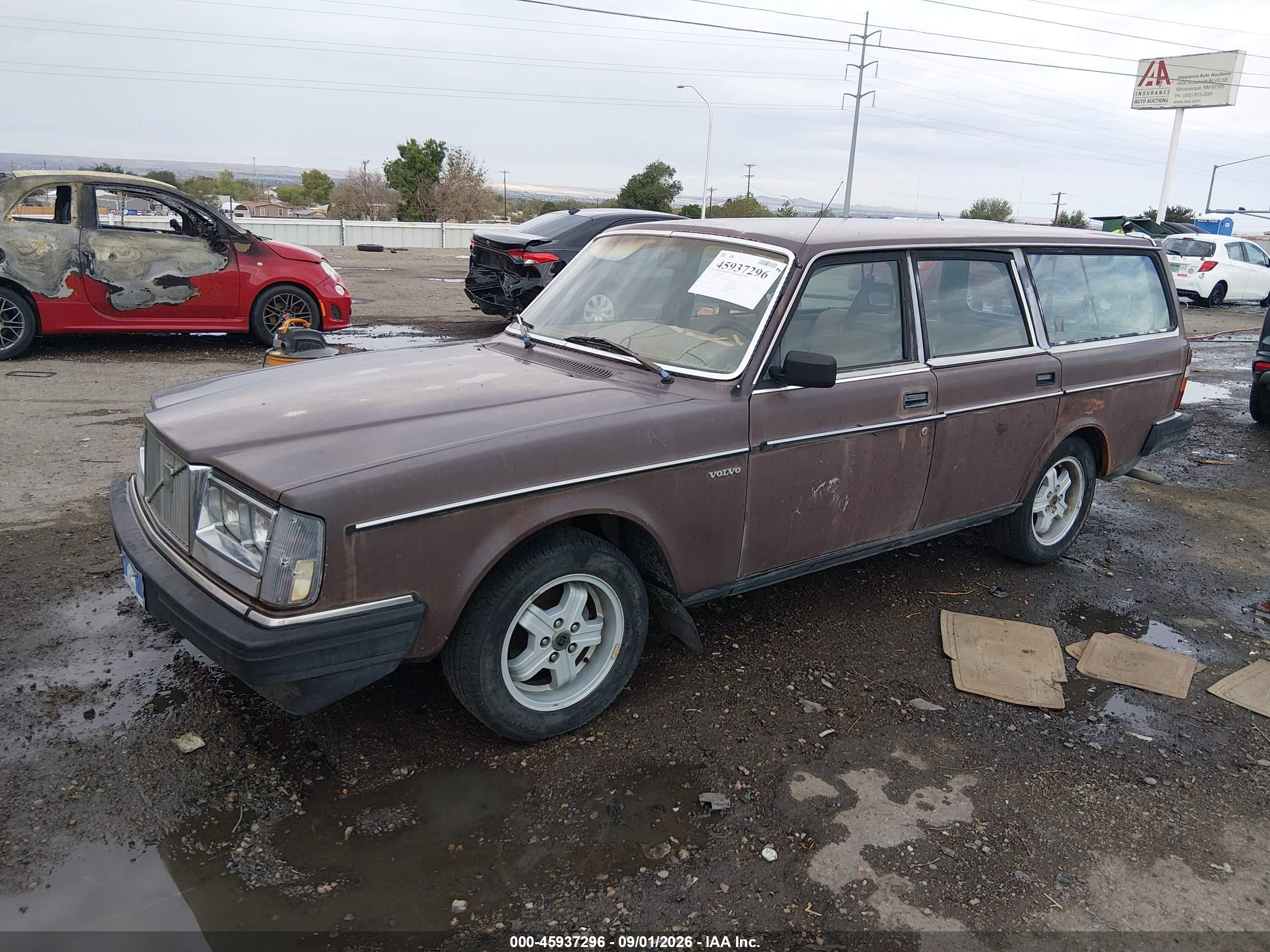 1984 Volvo 245 Dl/gl Brown vin: YV1AX8856E1523825