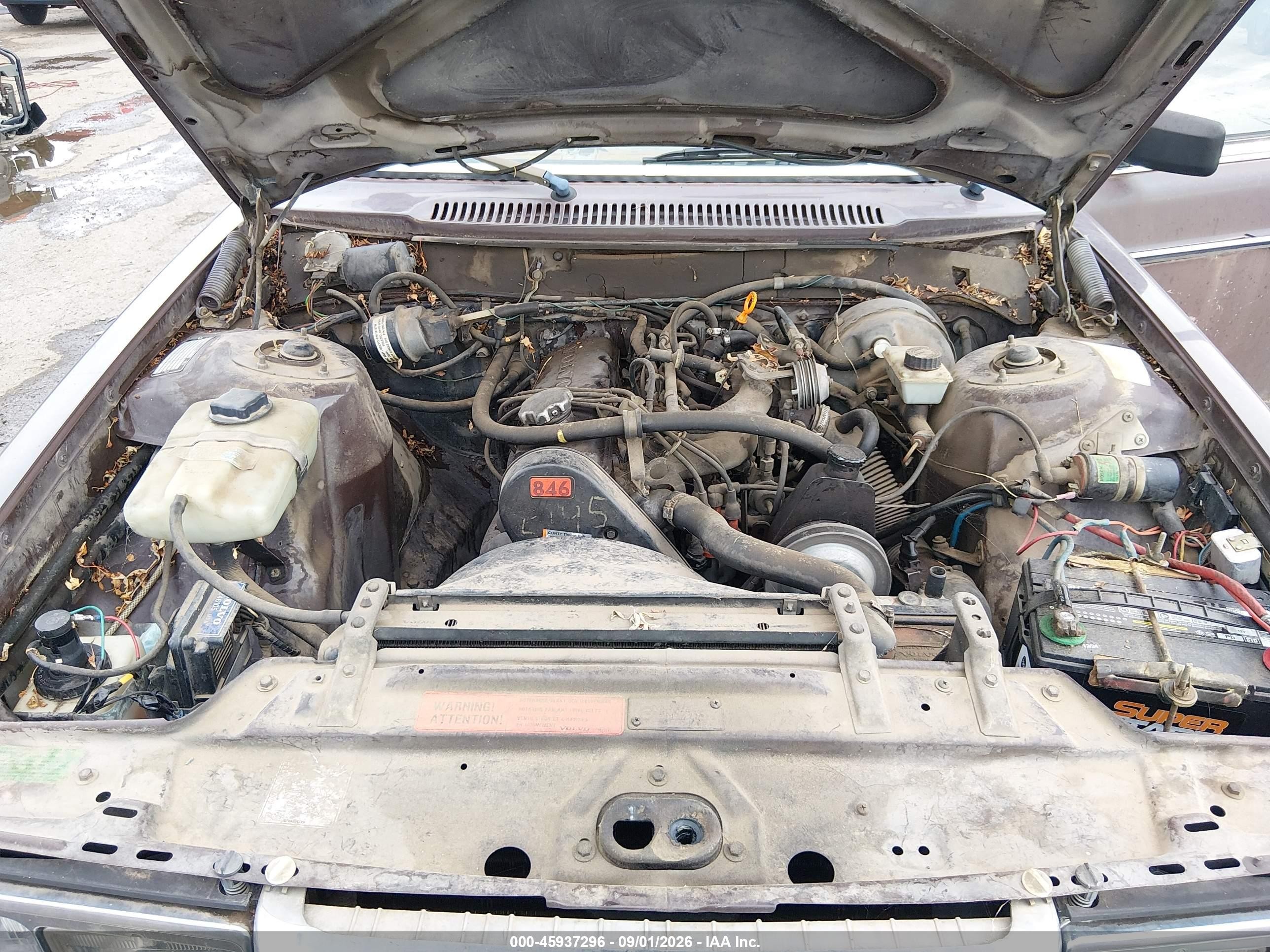 1984 Volvo 245 Dl/gl Brown vin: YV1AX8856E1523825